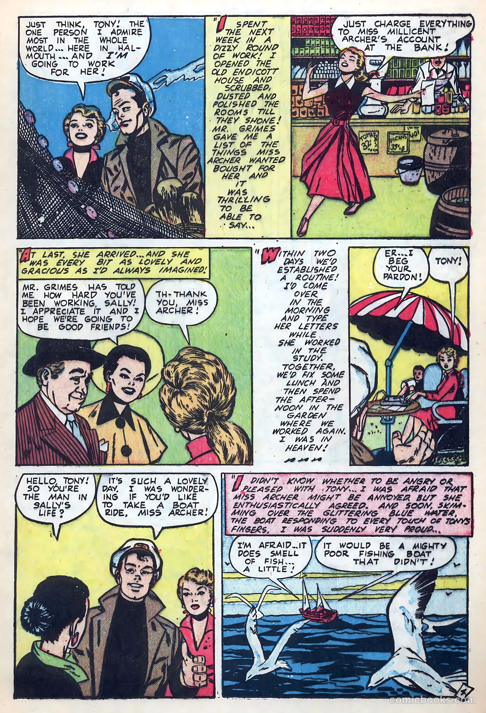 New Romances #18 (1953) — page 17 of 36