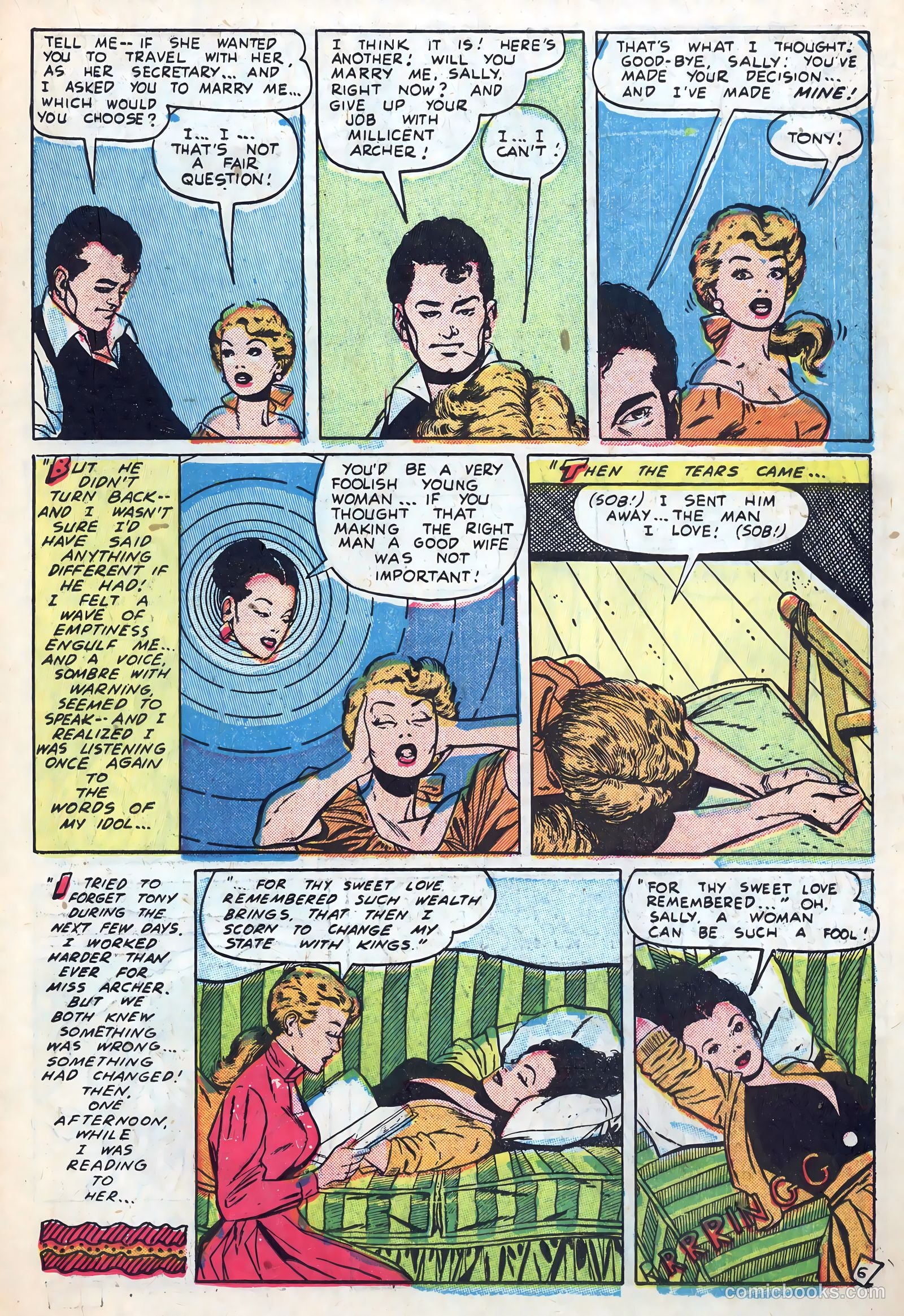 New Romances #18 (1953) — page 19 of 36