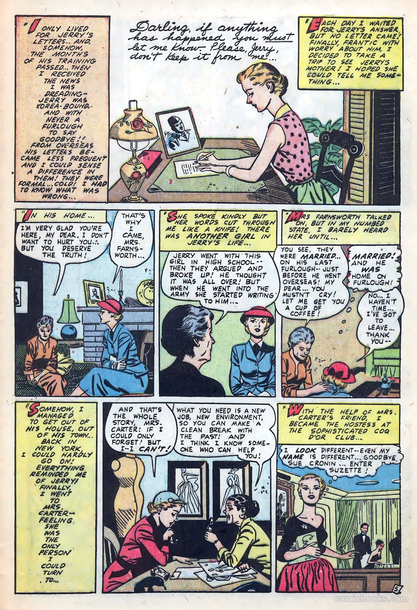 New Romances #18 (1953) — page 29 of 36