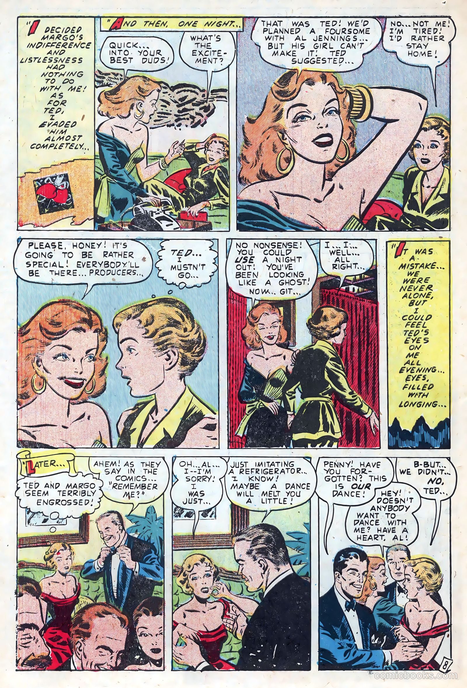 New Romances #19 (1953) — page 10 of 36
