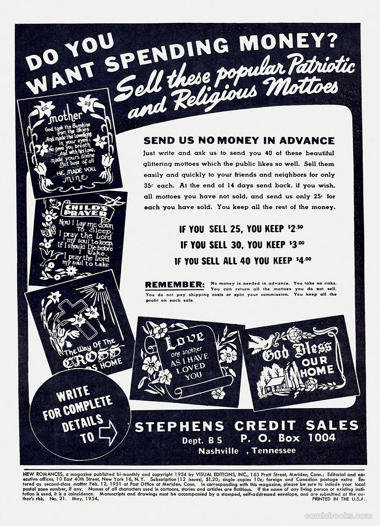 New Romances #21 (1954) — page 2 of 36