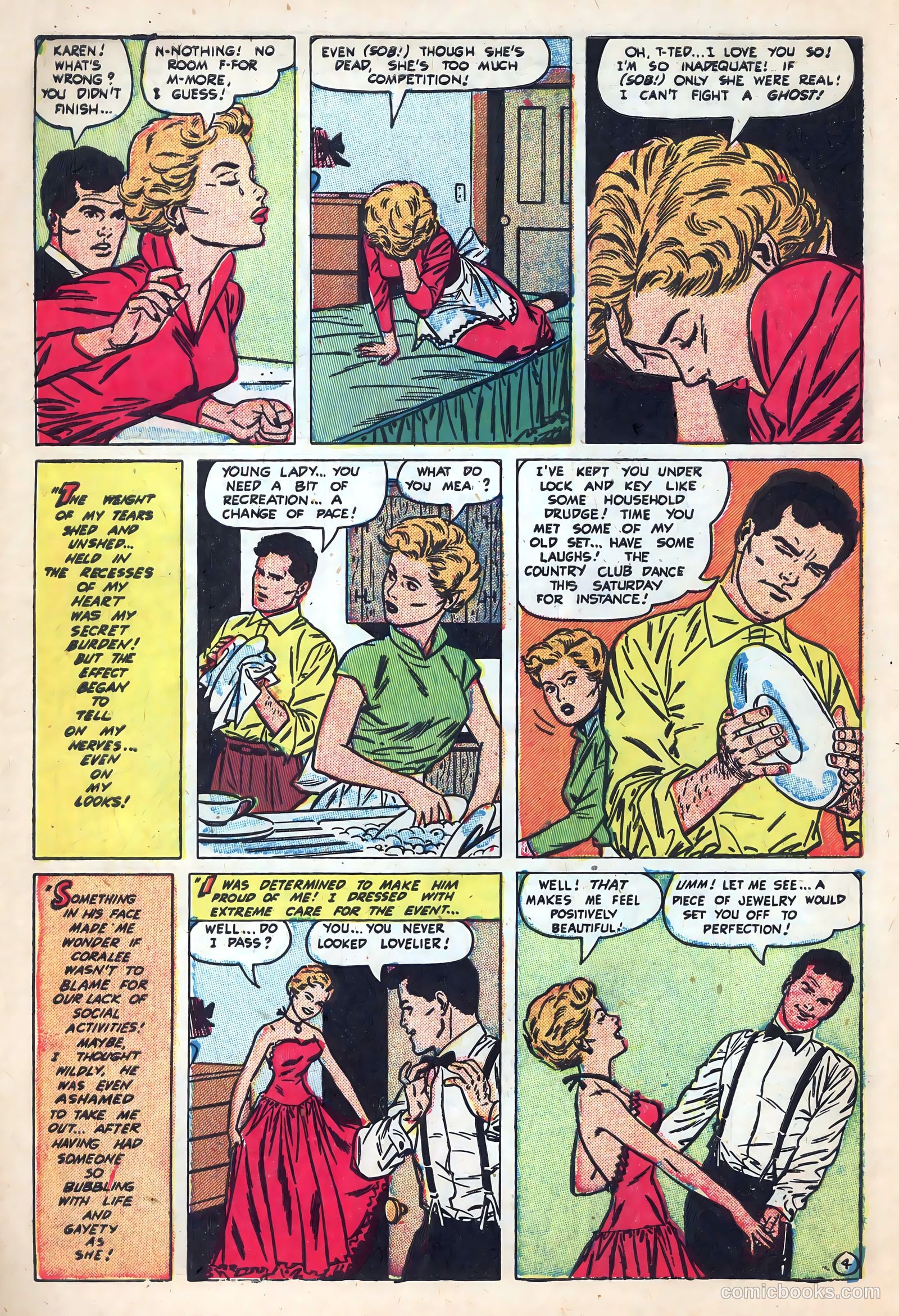 New Romances #21 (1954) — page 6 of 36