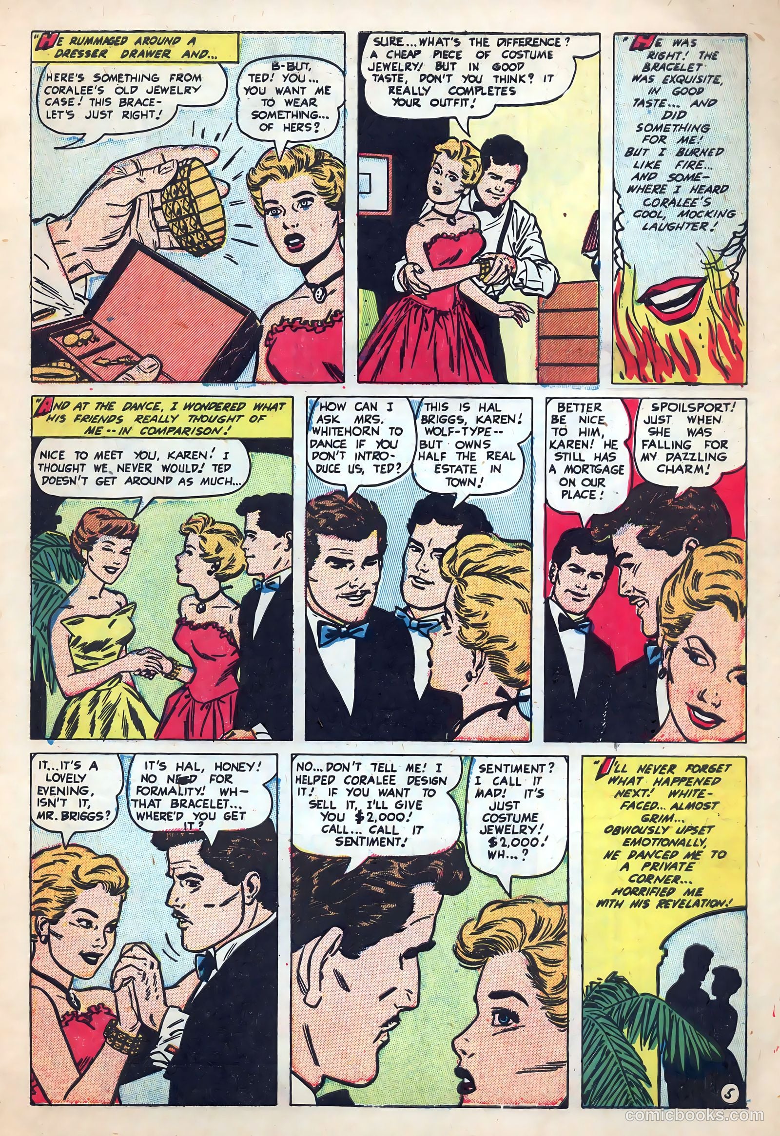 New Romances #21 (1954) — page 7 of 36