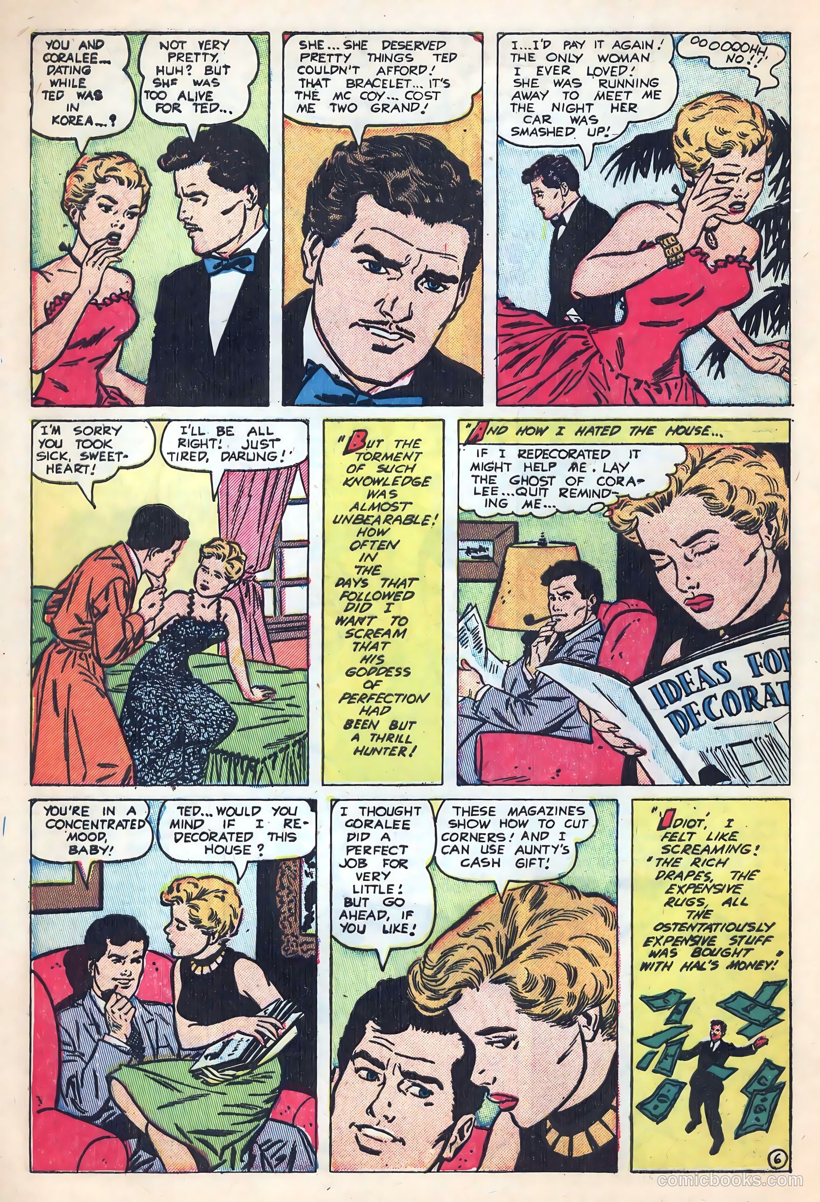 New Romances #21 (1954) — page 8 of 36