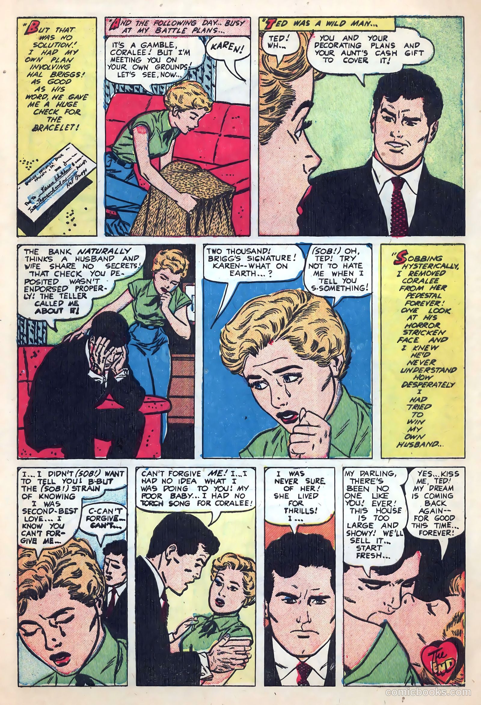 New Romances #21 (1954) — page 9 of 36