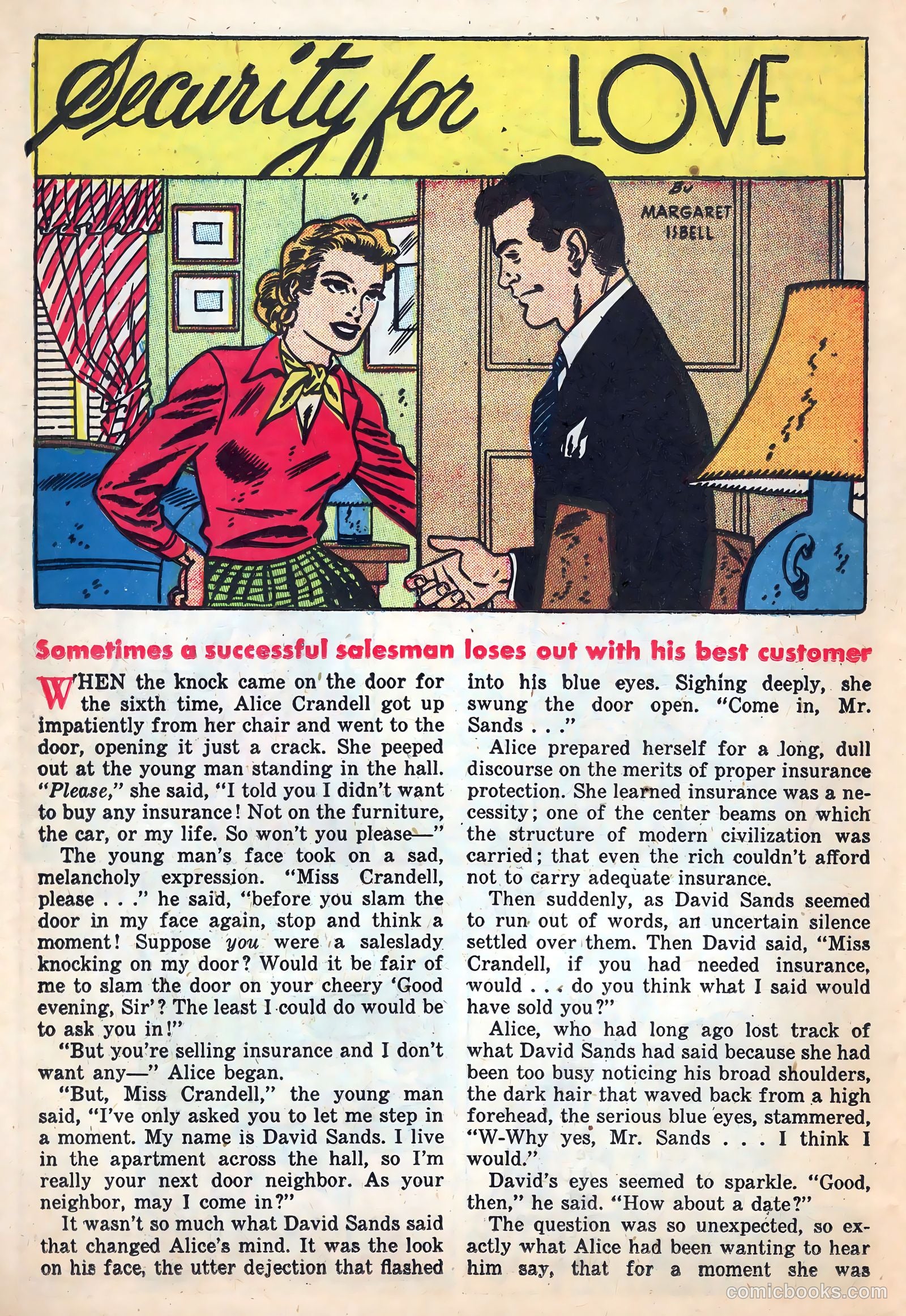 New Romances #21 (1954) — page 22 of 36