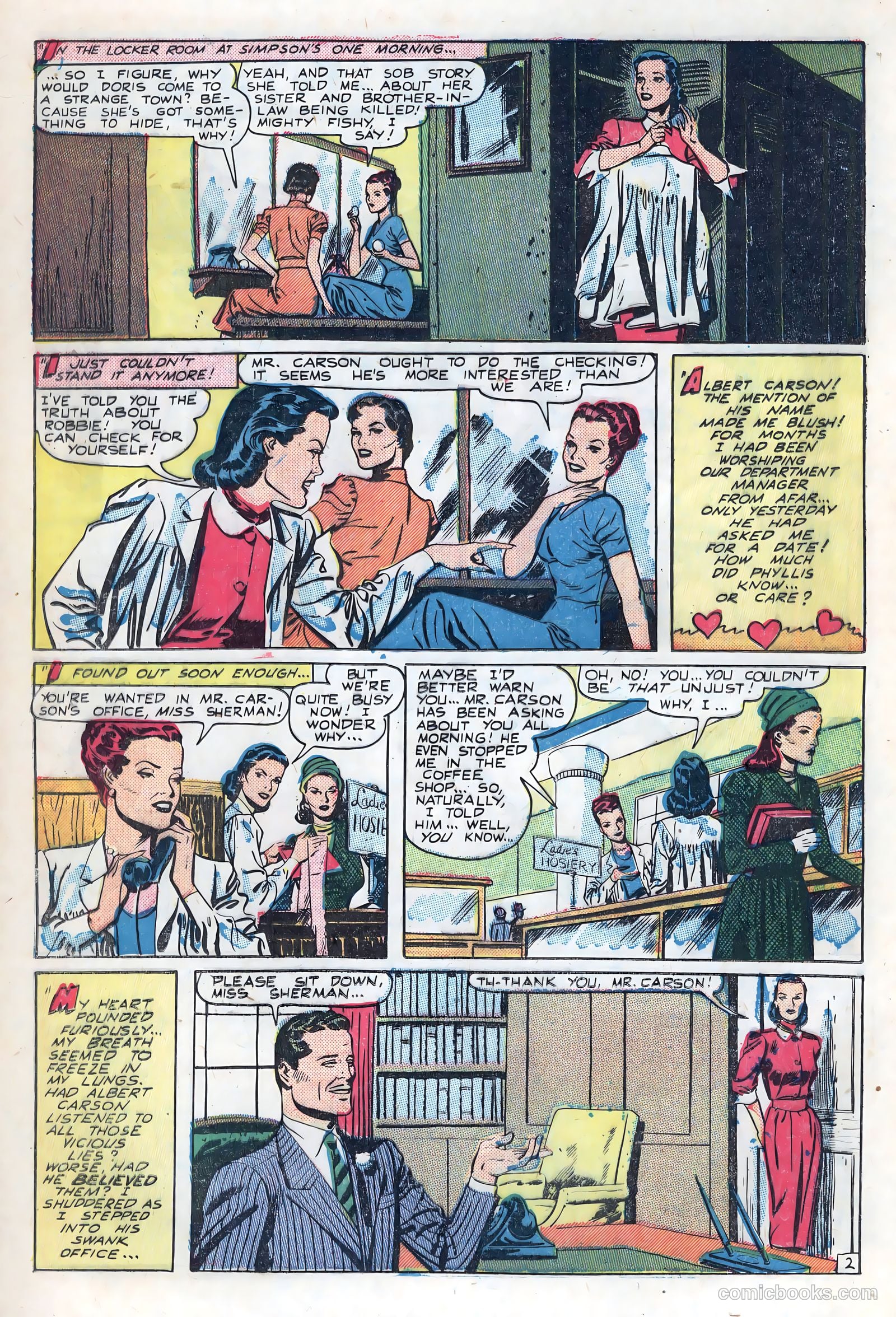 New Romances #5 (1951) — page 16 of 36