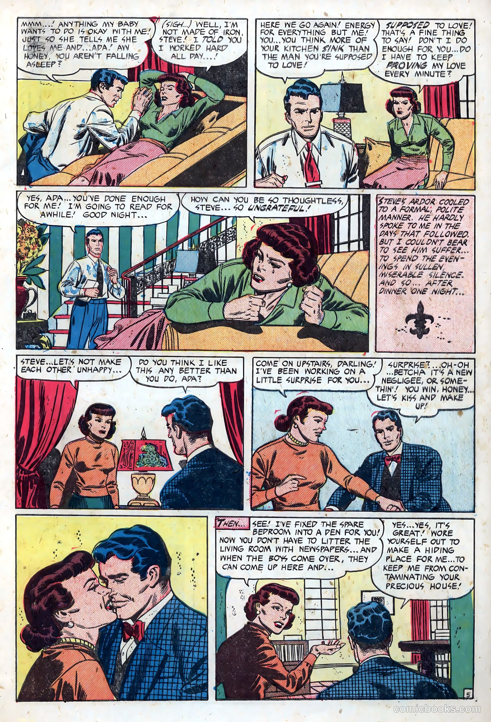 New Romances #6 (1951) — page 7 of 36