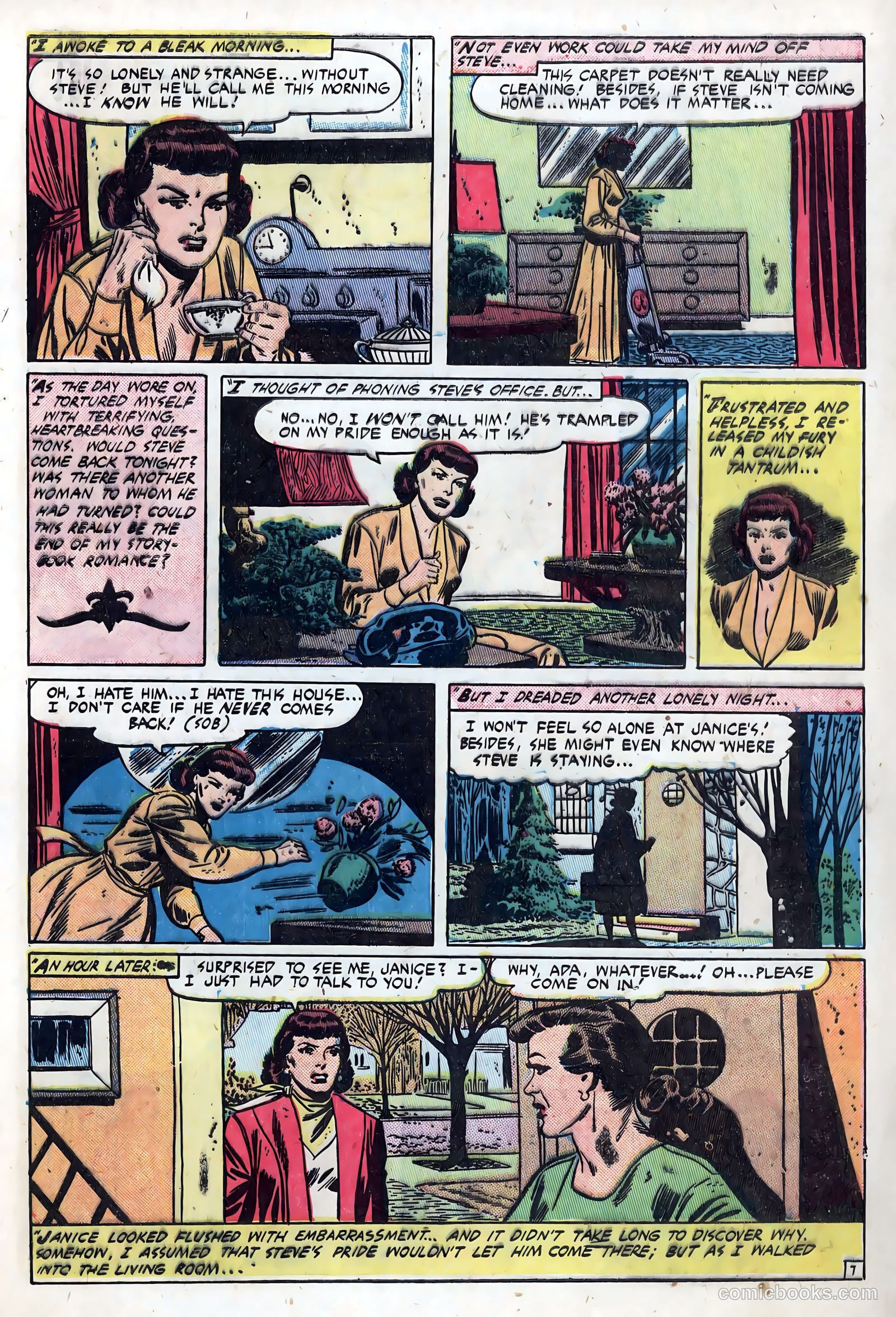 New Romances #6 (1951) — page 9 of 36