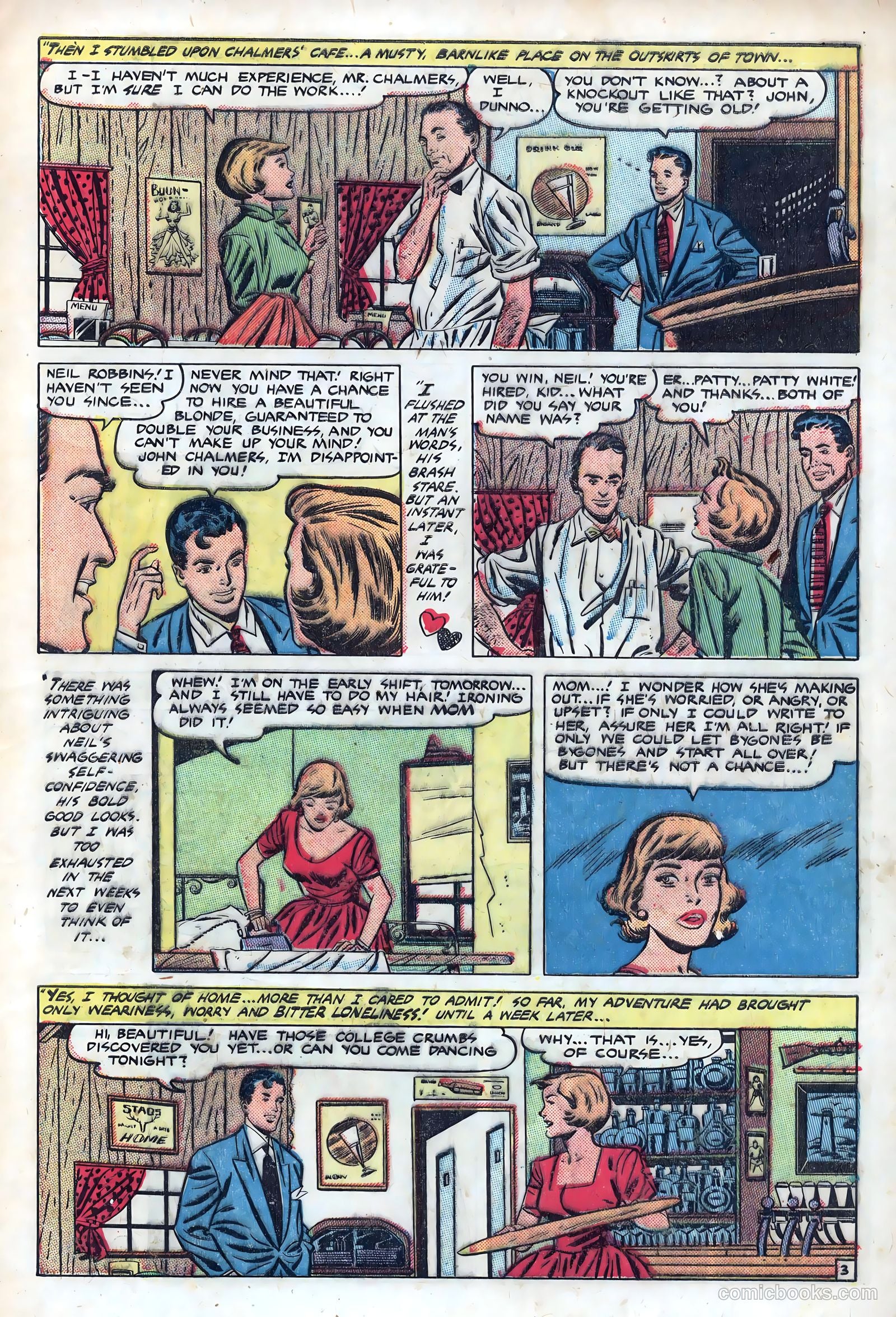 New Romances #7 (1951) — page 5 of 36