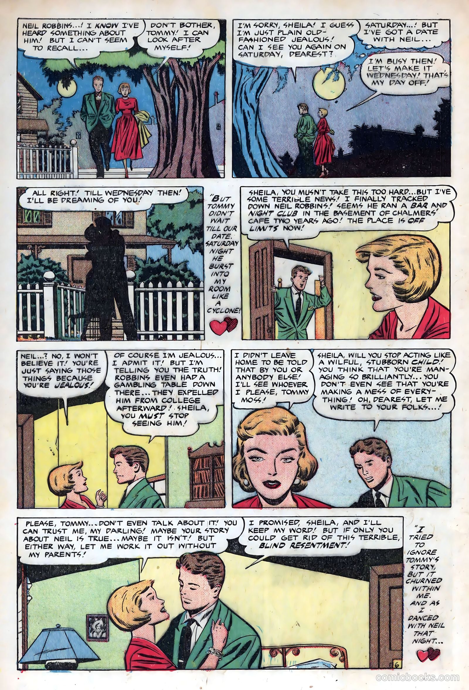 New Romances #7 (1951) — page 8 of 36