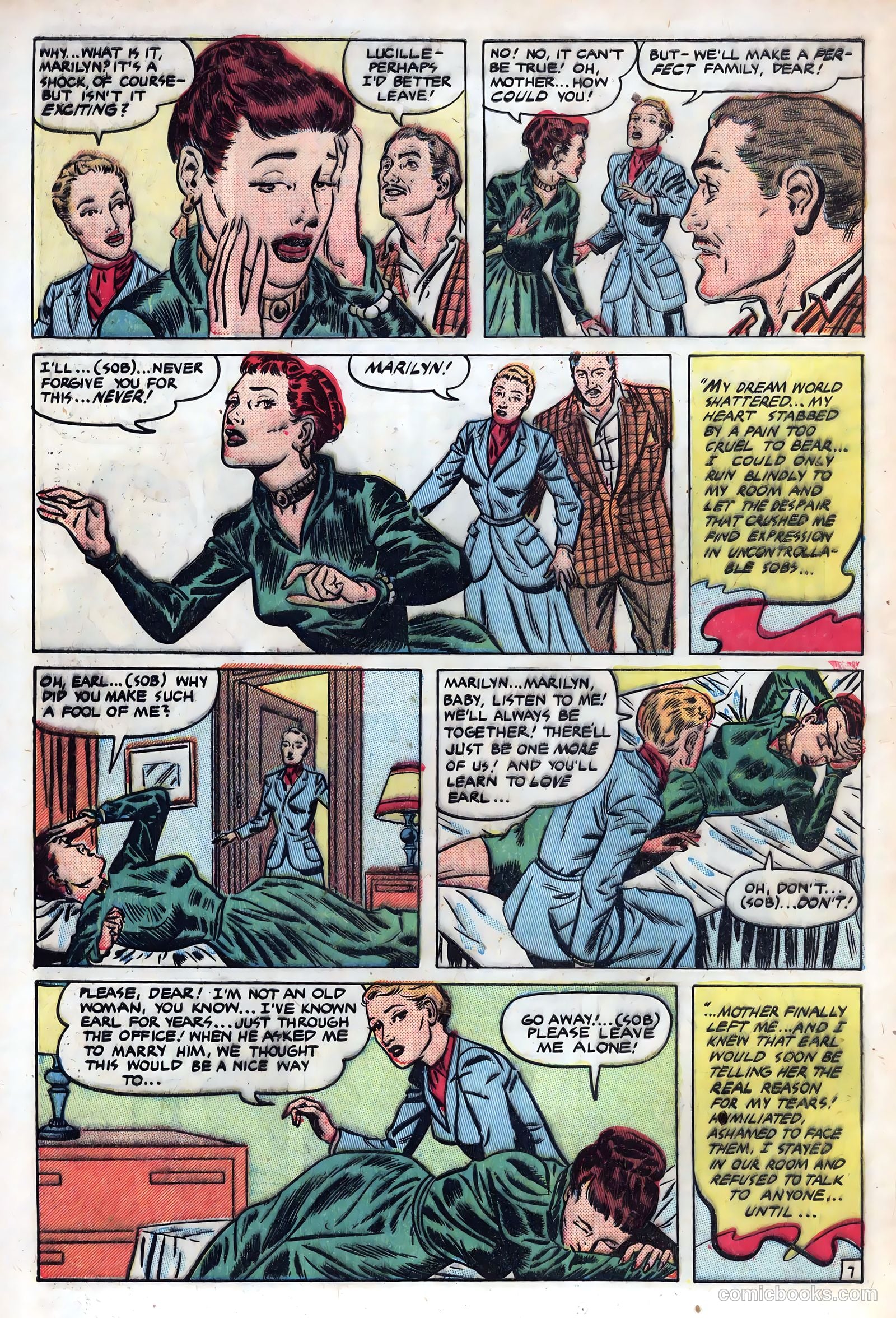 New Romances #7 (1951) — page 32 of 36