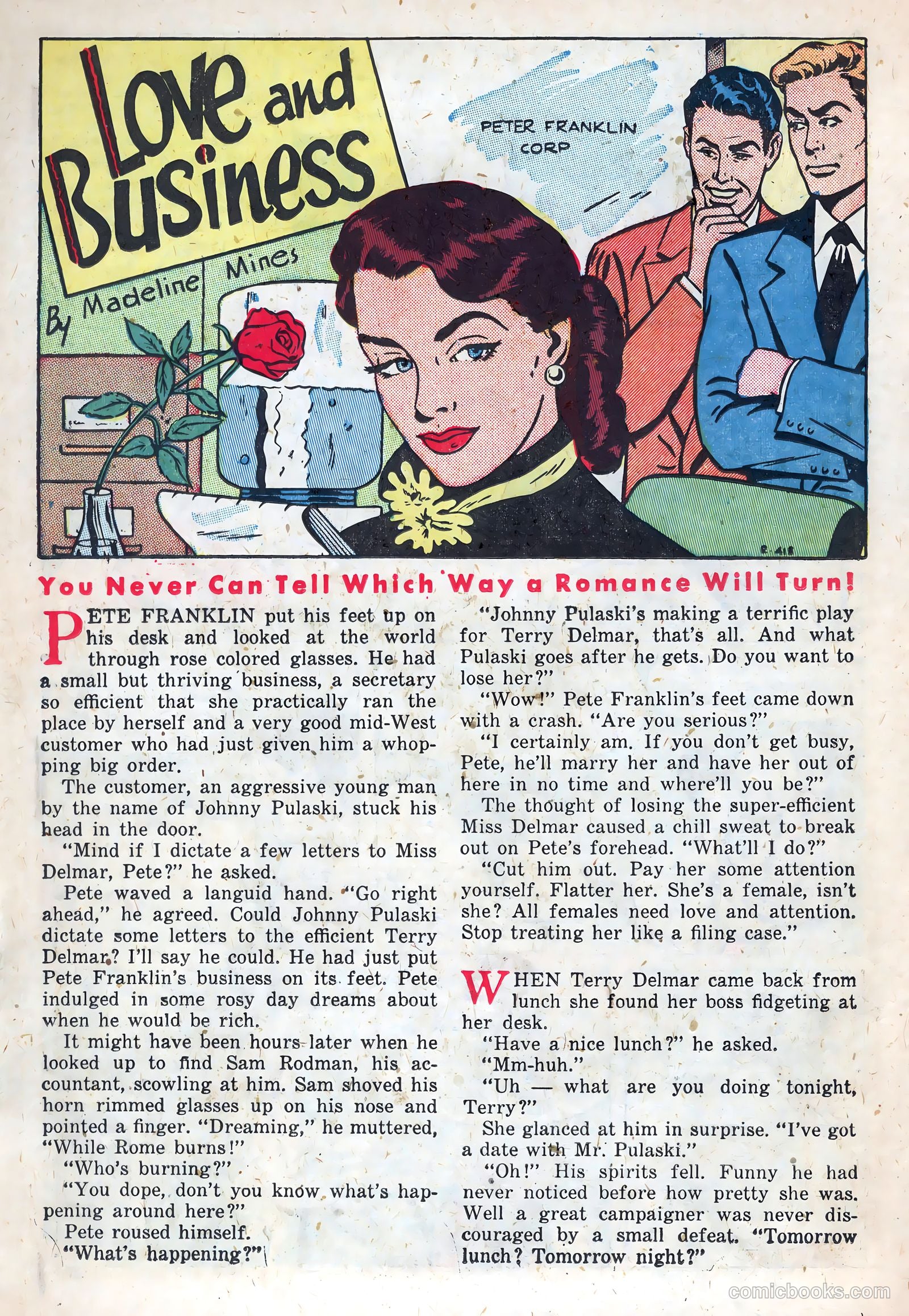 New Romances #8 (1951) — page 22 of 36