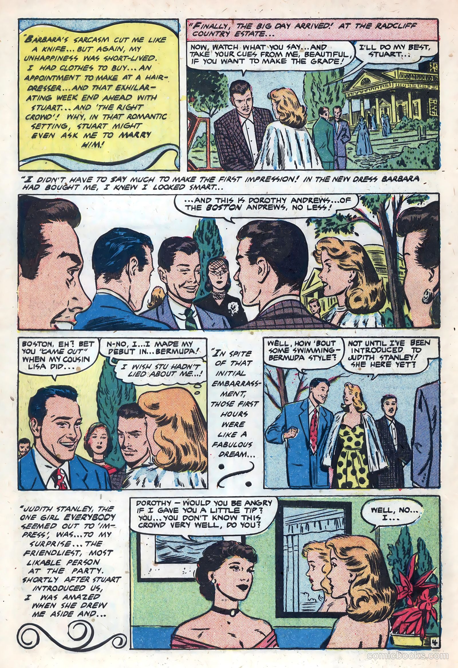 New Romances #8 (1951) — page 28 of 36
