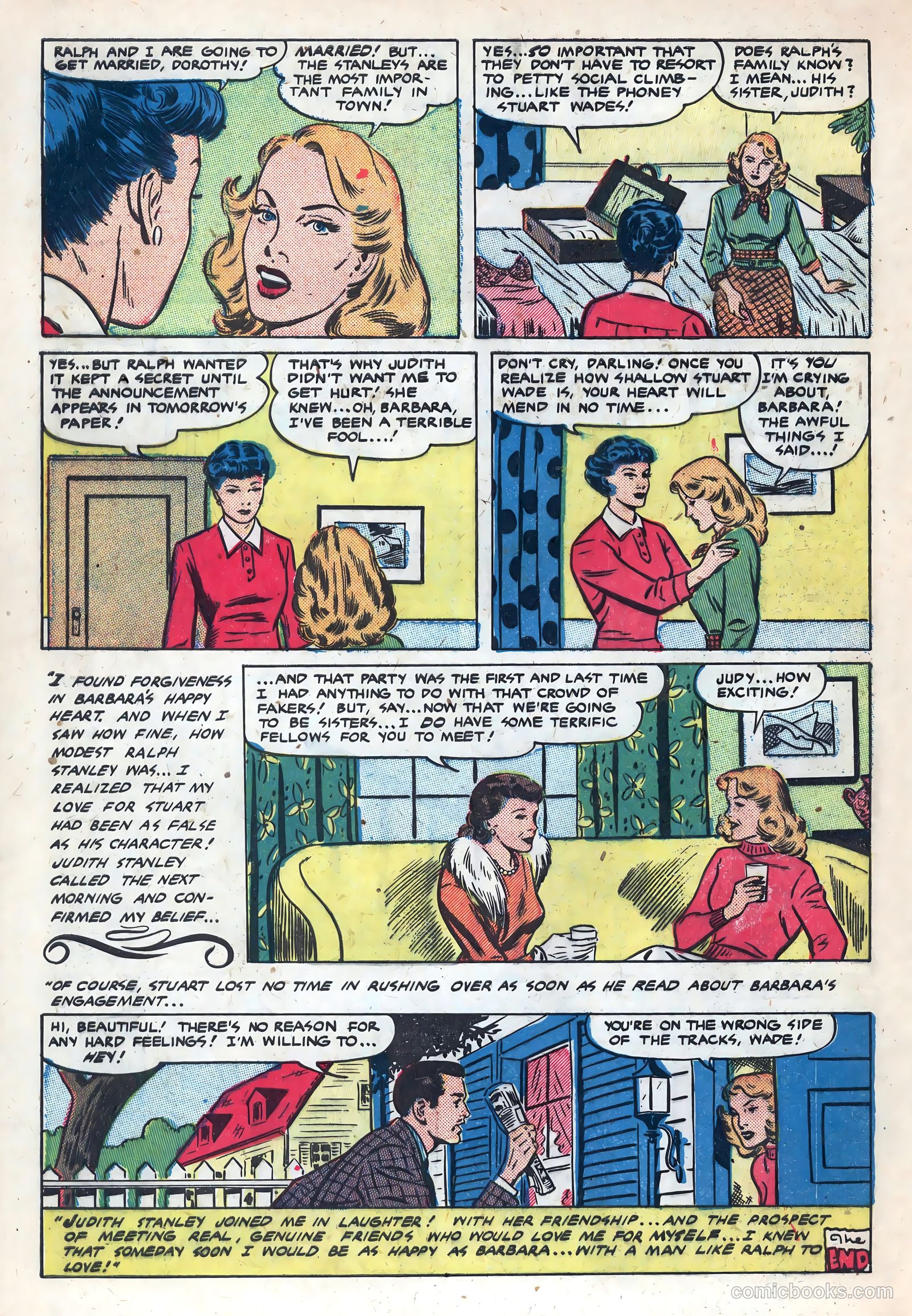 New Romances #8 (1951) — page 32 of 36