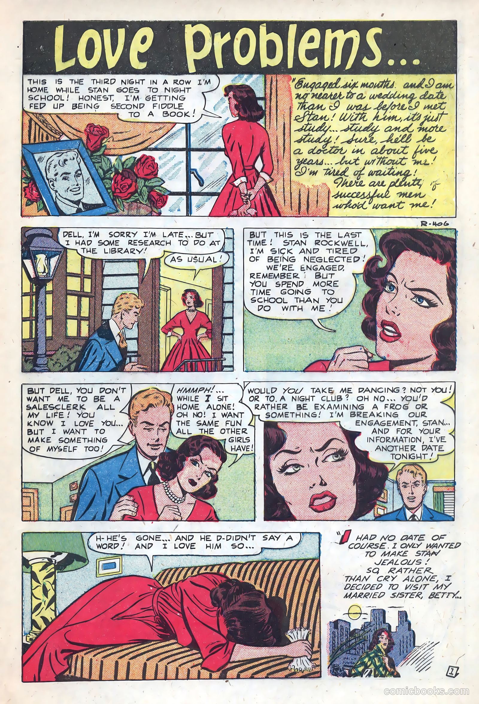 New Romances #8 (1951) — page 33 of 36