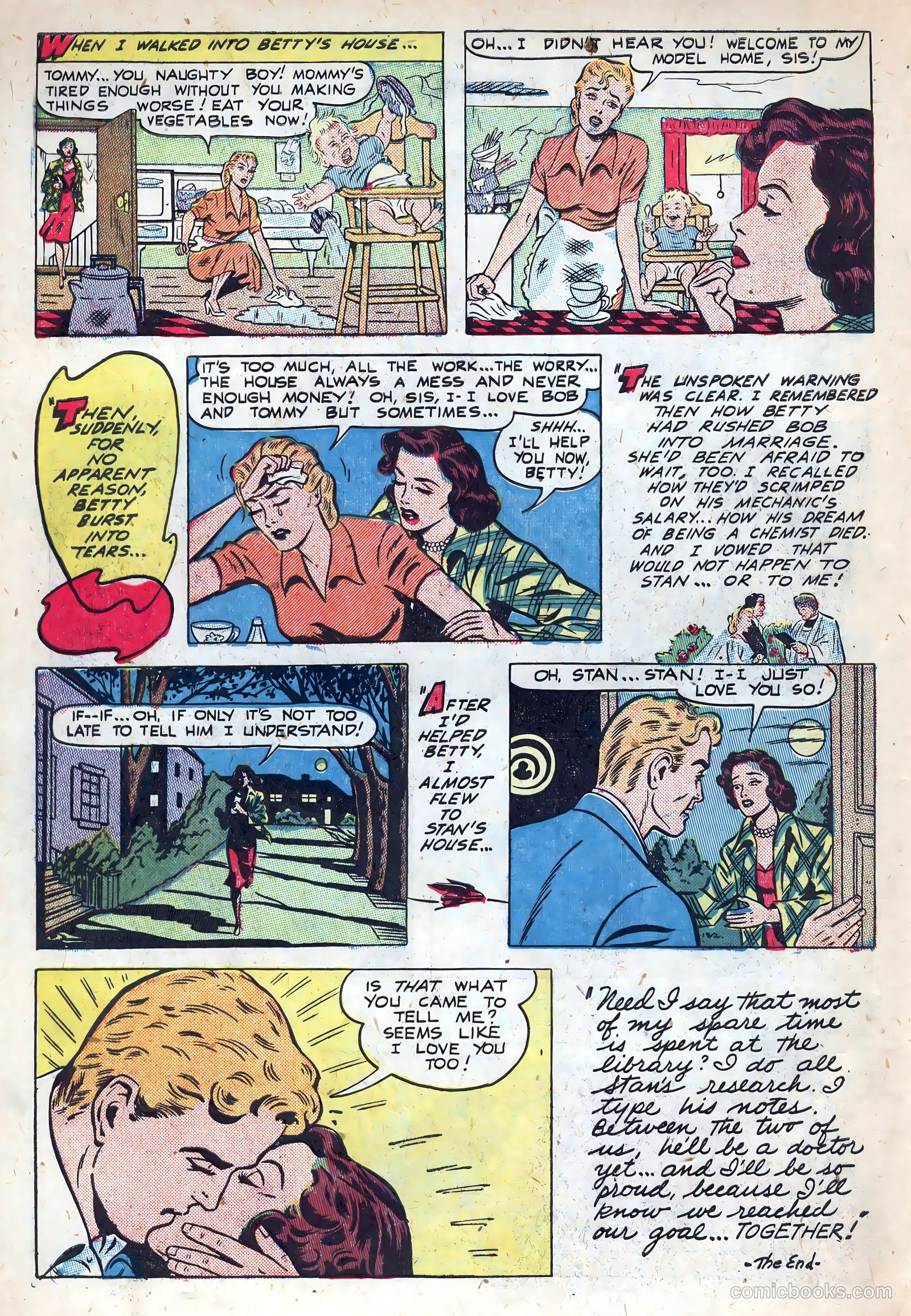 New Romances #8 (1951) — page 34 of 36