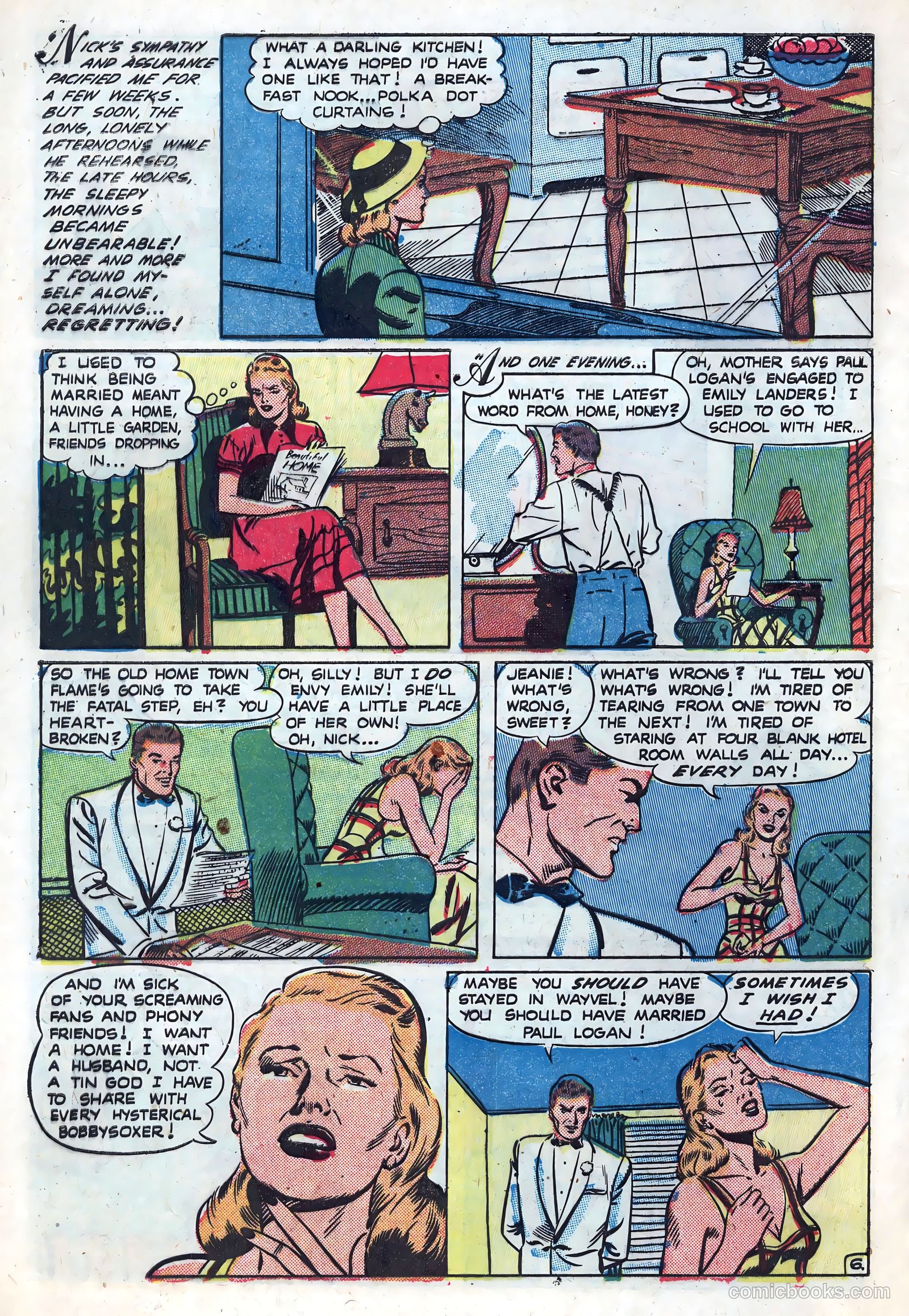 New Romances #9 (1952) — page 8 of 36