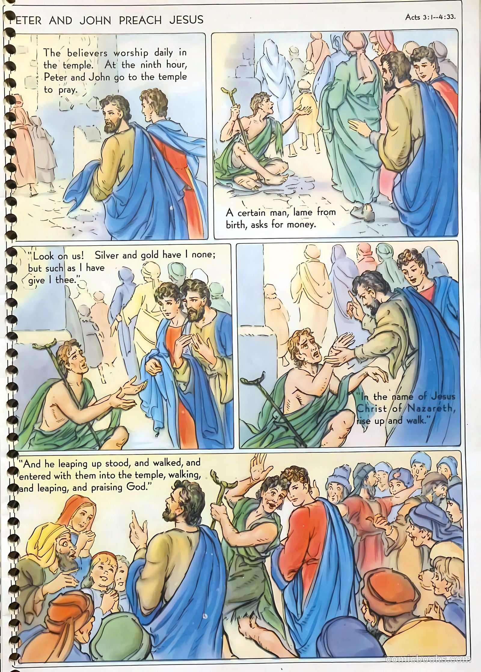 New Testament Heroes #1 (1946) — page 5 of 49