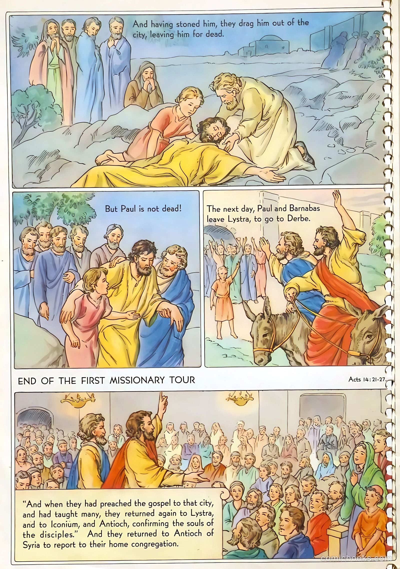 New Testament Heroes #1 (1946) — page 46 of 49