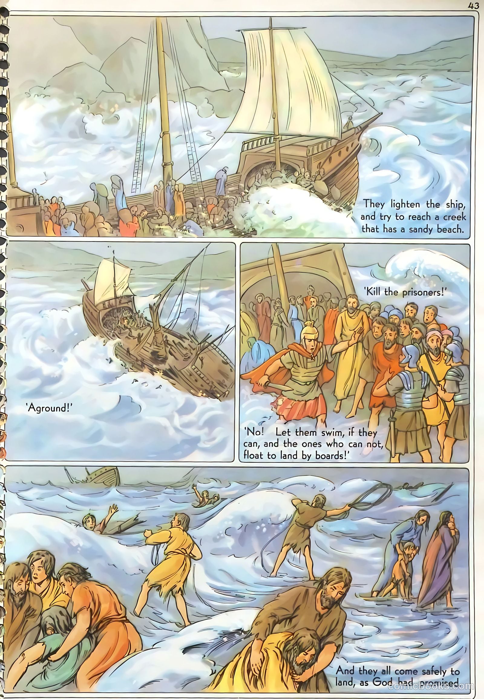 New Testament Heroes #2 (1947) — page 43 of 49