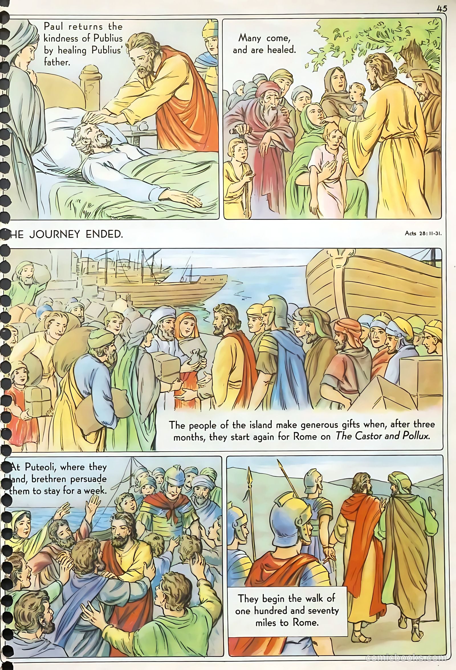 New Testament Heroes #2 (1947) — page 45 of 49