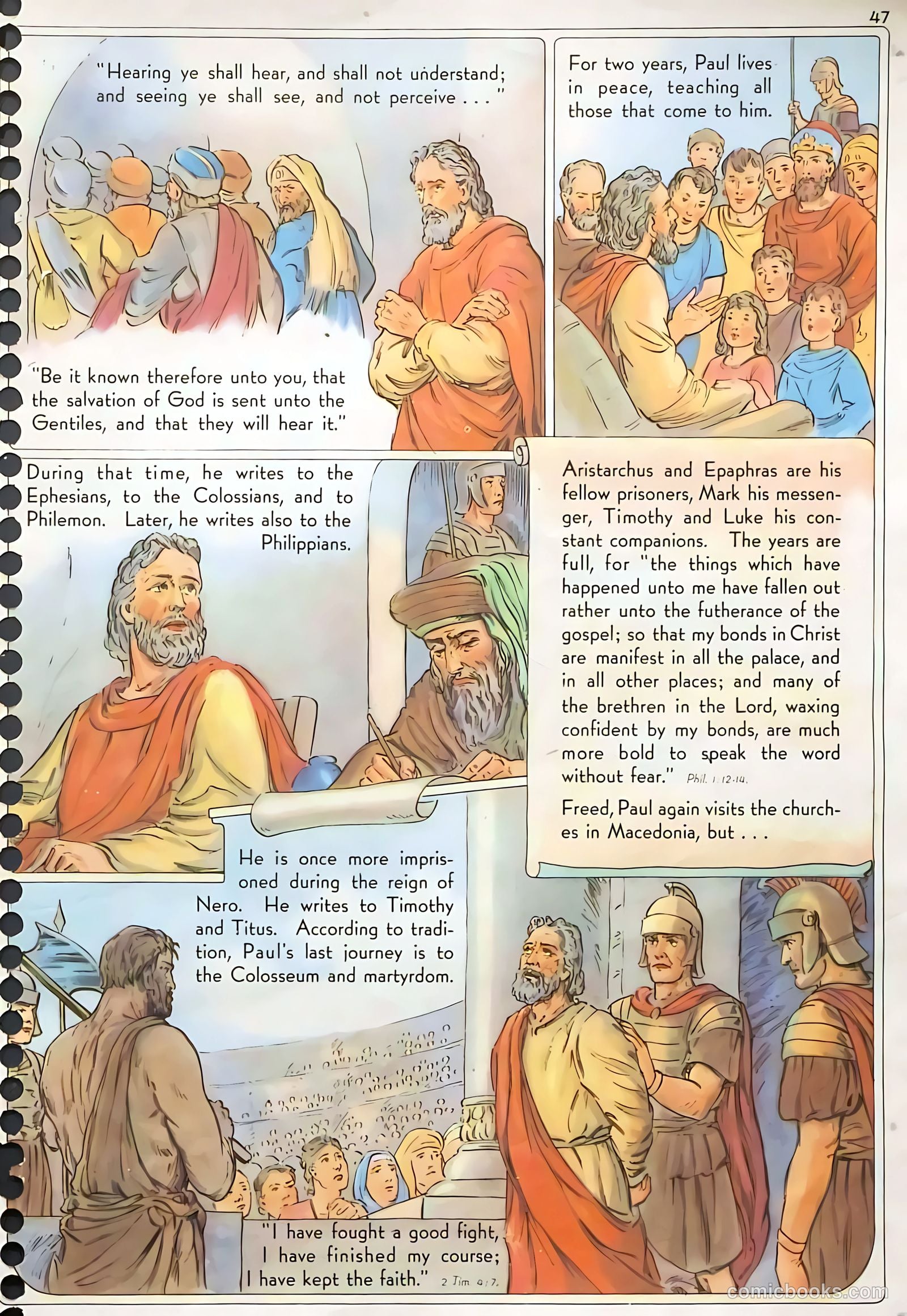 New Testament Heroes #2 (1947) — page 47 of 49