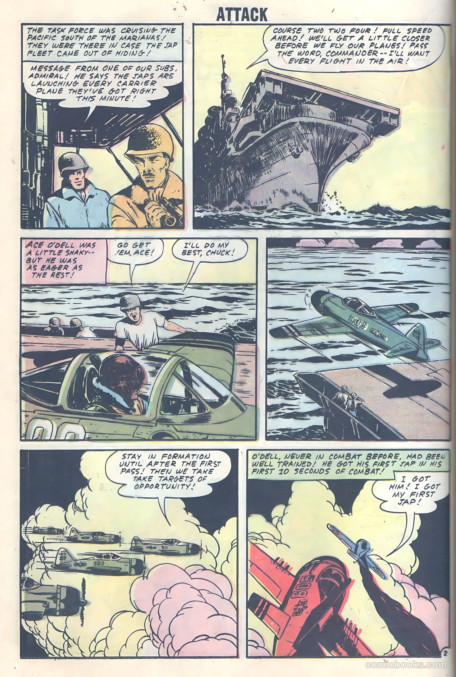 Attack! #54 (1958) — page 36 of 100