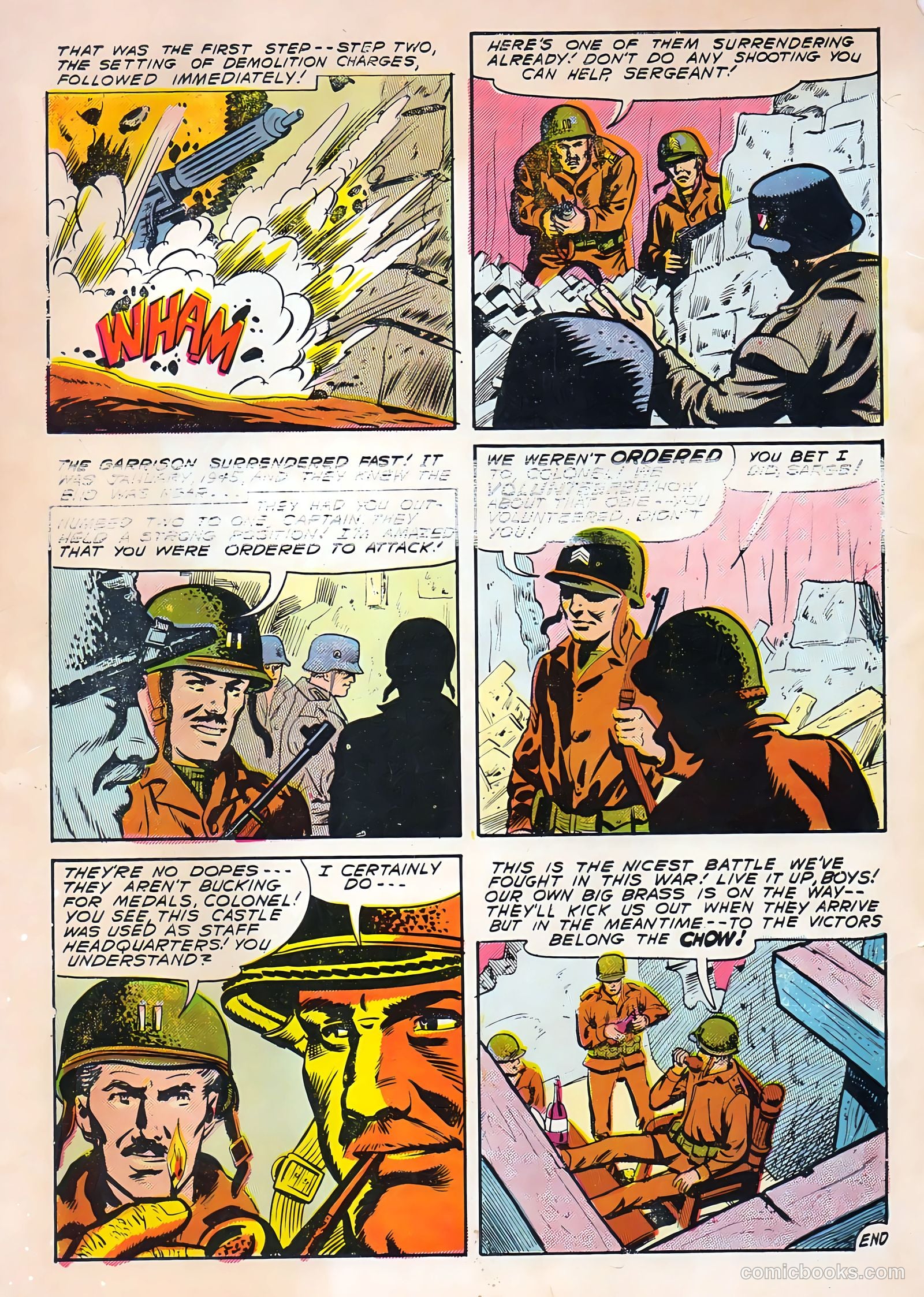 Attack! #54 (1958) — page 100 of 100