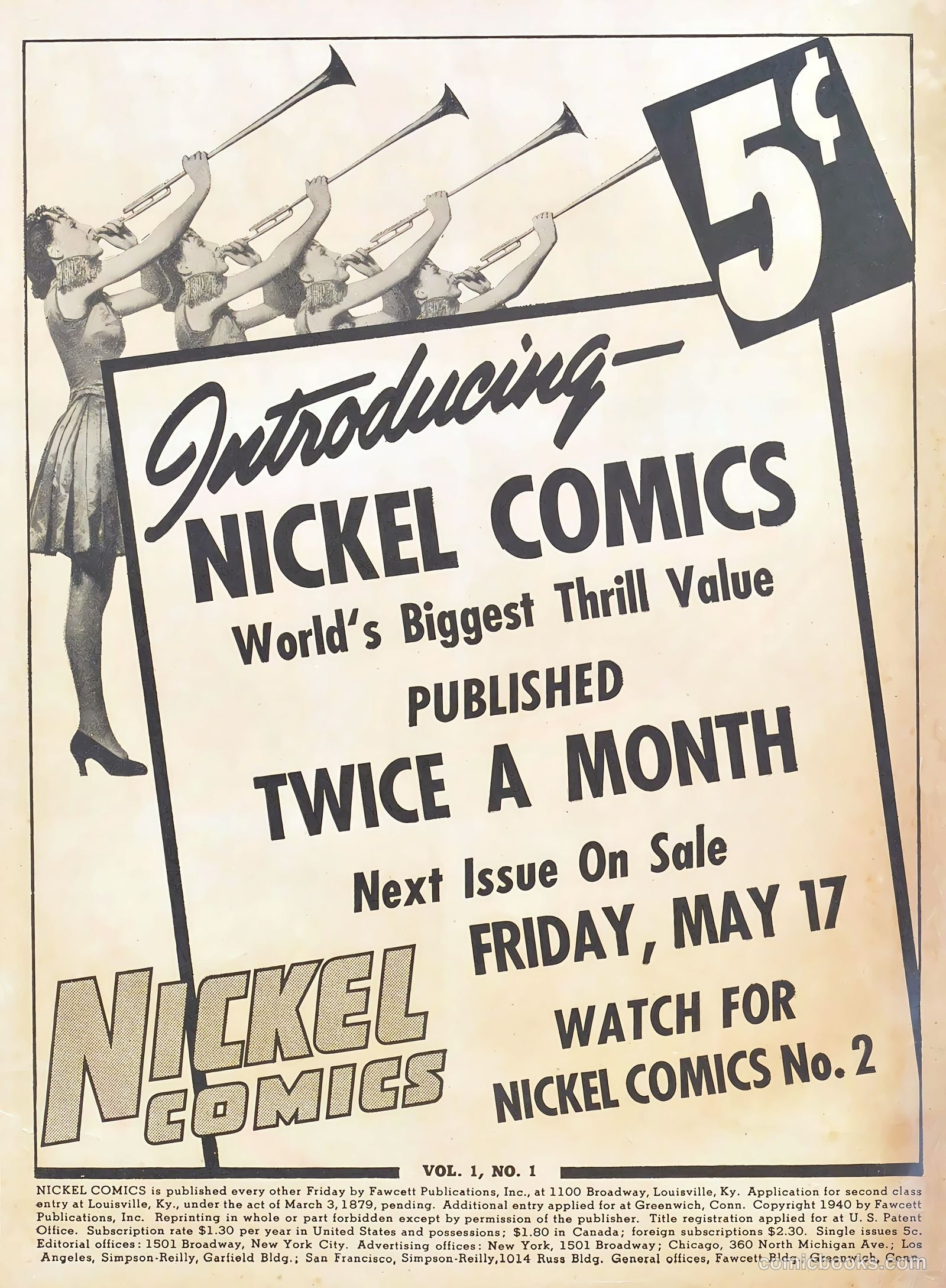 Nickel Comics #1 (1940) — page 2 of 37
