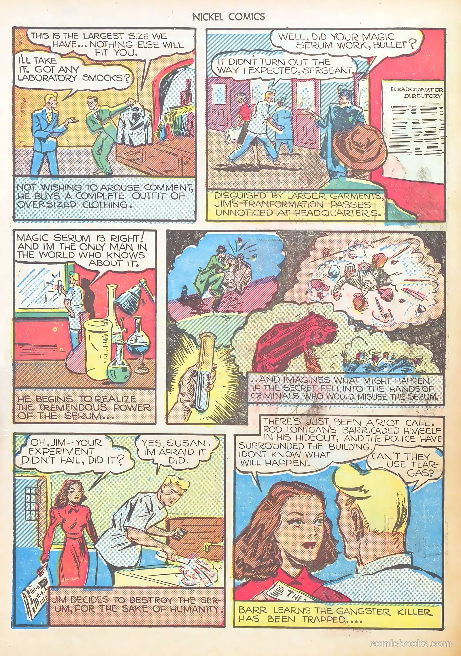 Nickel Comics #1 (1940) — page 6 of 37