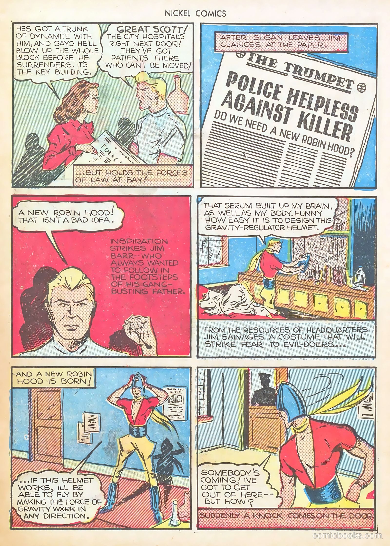 Nickel Comics #1 (1940) — page 7 of 37
