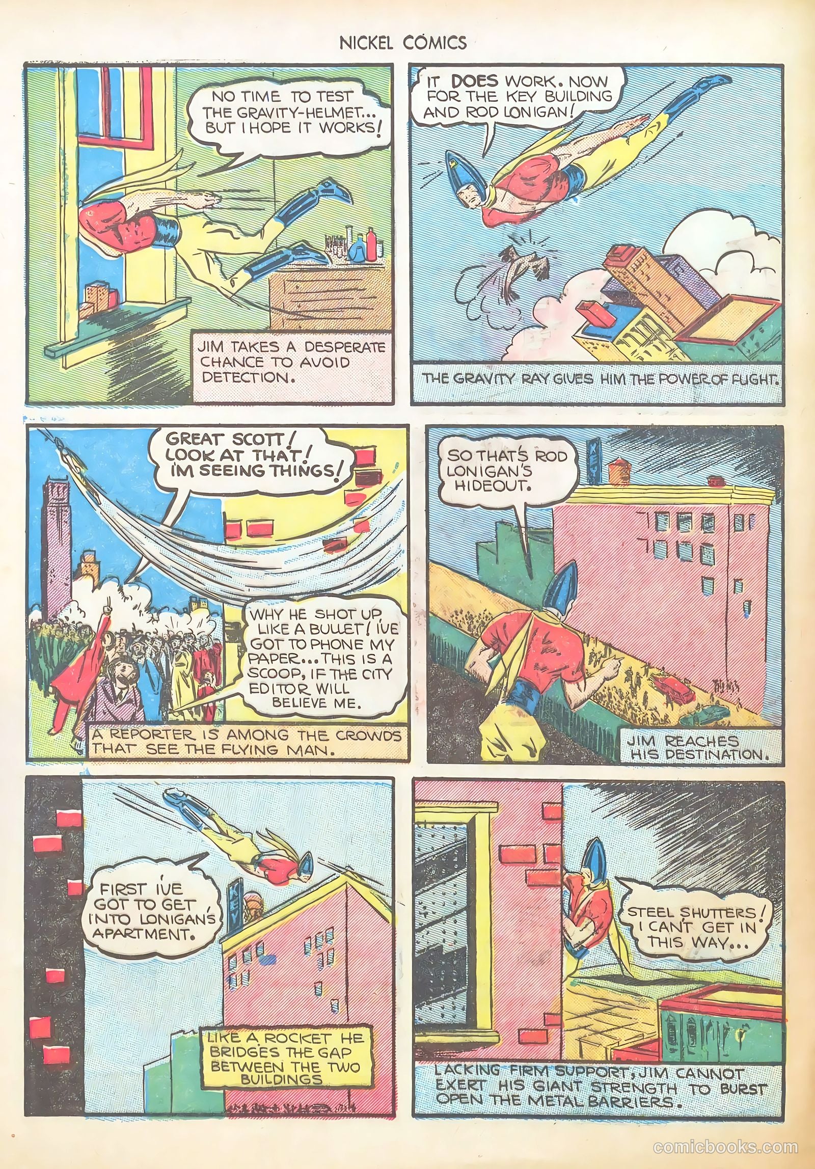 Nickel Comics #1 (1940) — page 8 of 37