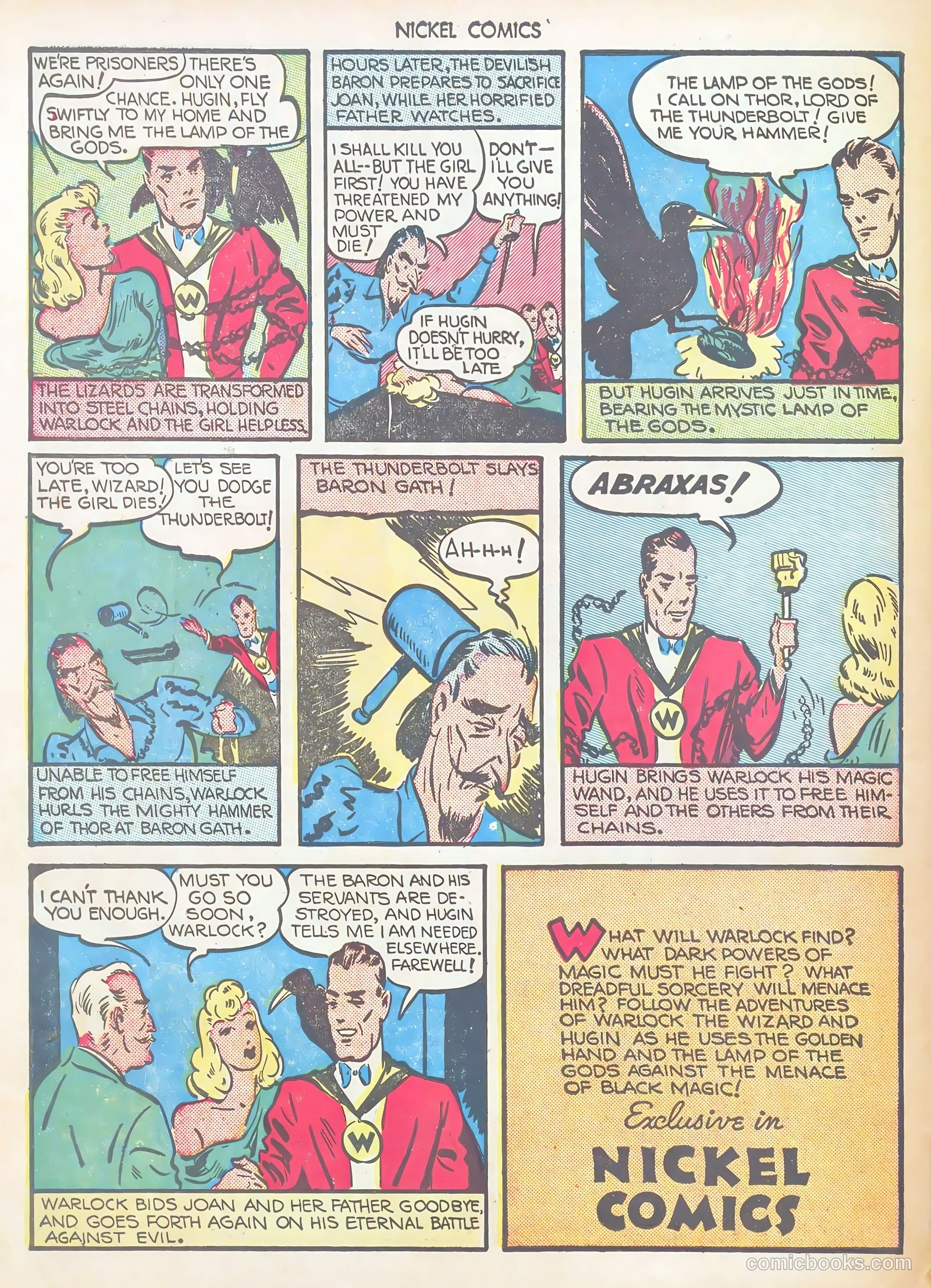 Nickel Comics #1 (1940) — page 34 of 37
