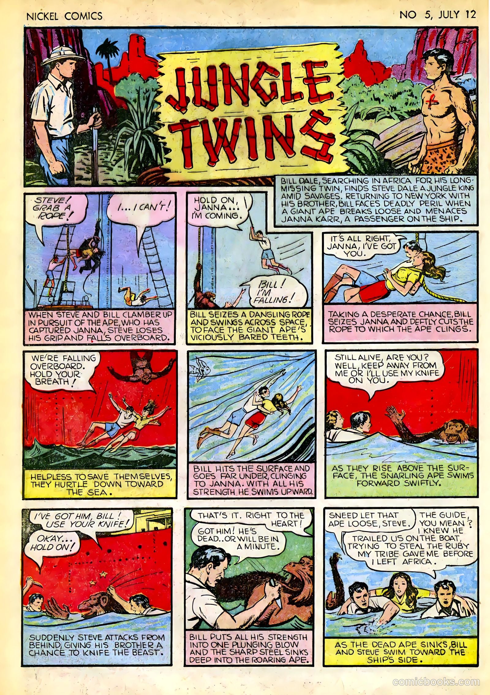 Nickel Comics #5 (1940) — page 20 of 36