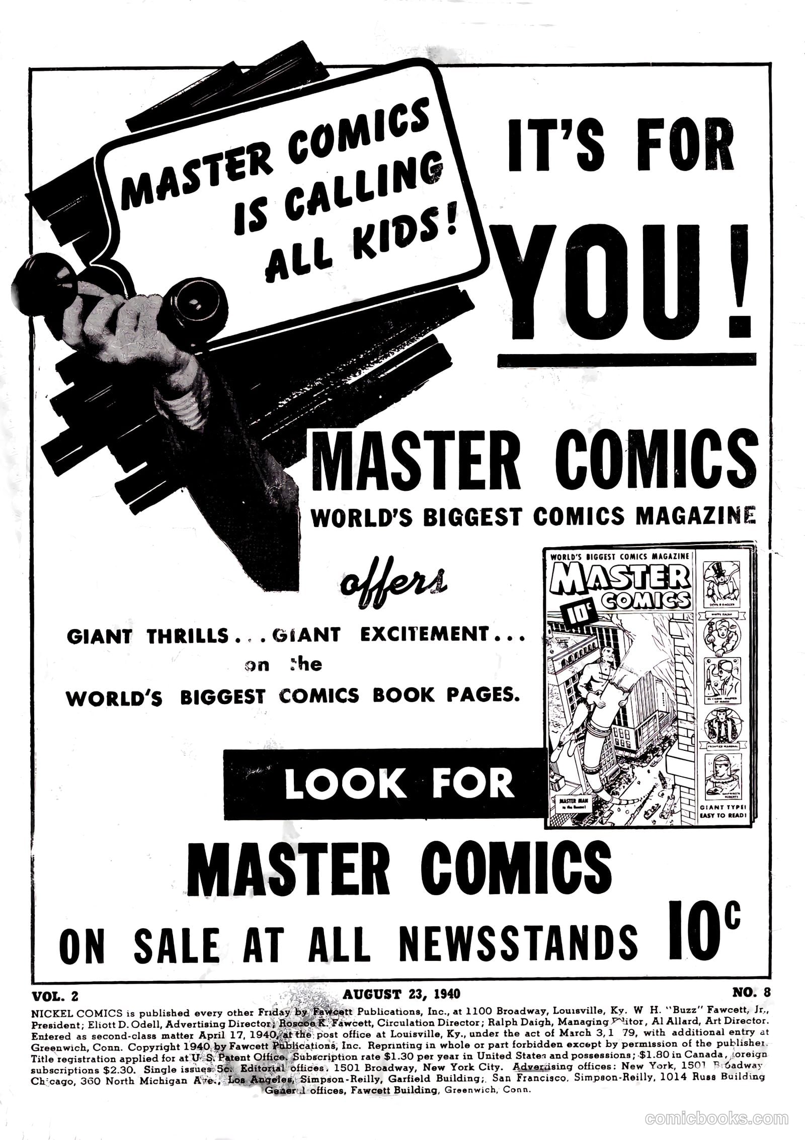 Nickel Comics #8 (1940) — page 2 of 37