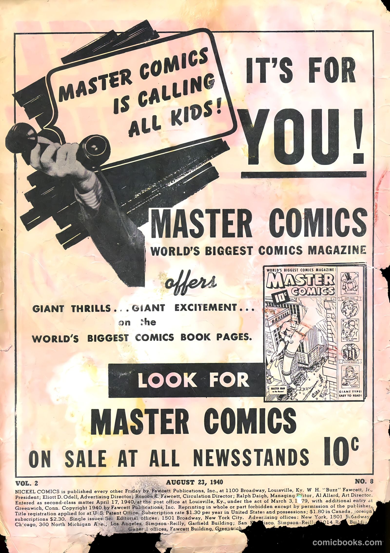 Nickel Comics #8 (1940) — page 3 of 37