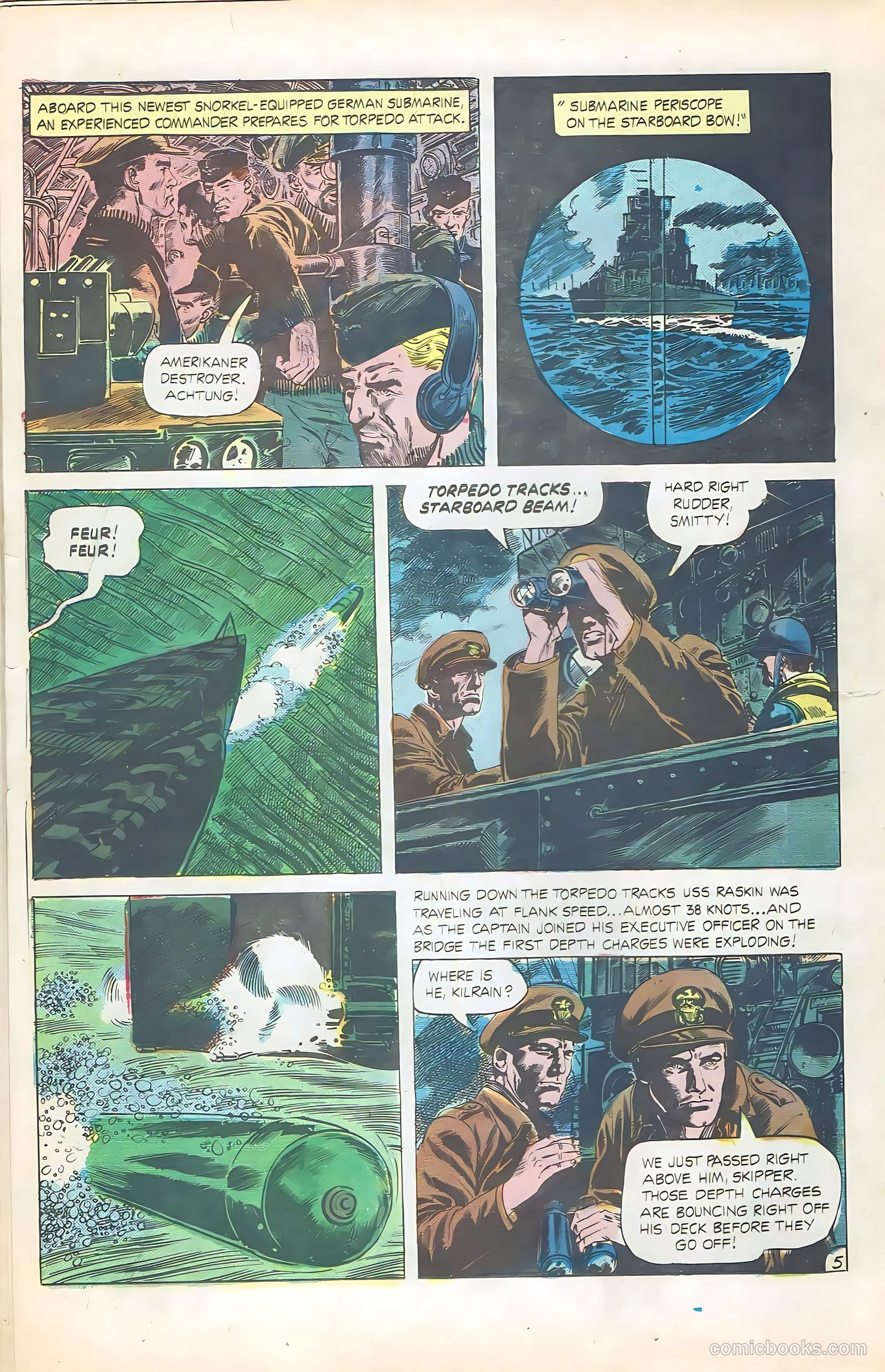 Attack "at Sea" #5 (1968) — page 18 of 36