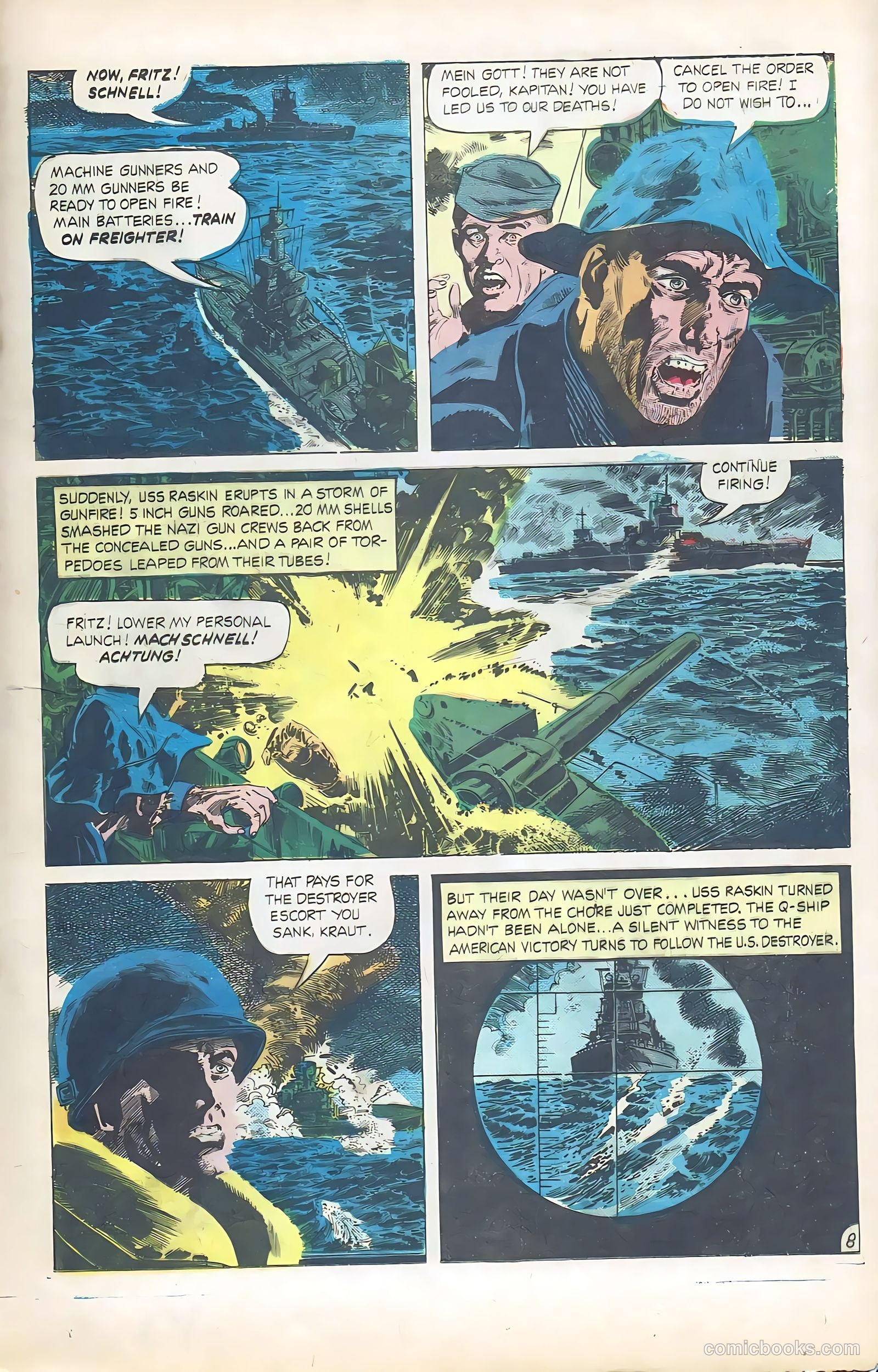 Attack "at Sea" #5 (1968) — page 21 of 36
