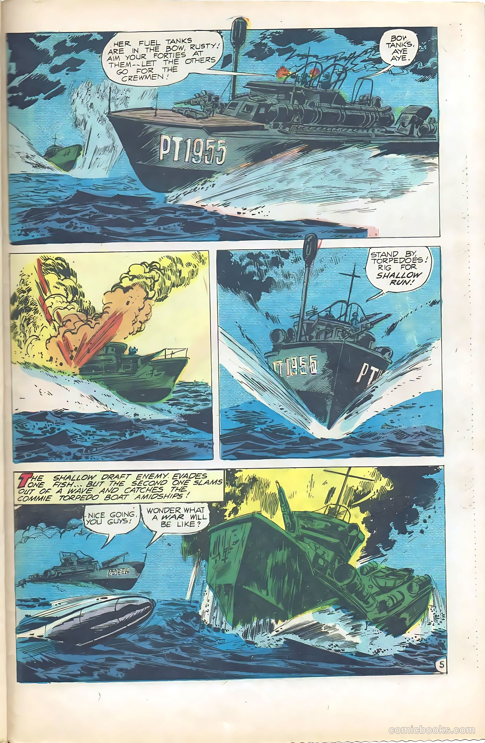 Attack "at Sea" #5 (1968) — page 29 of 36