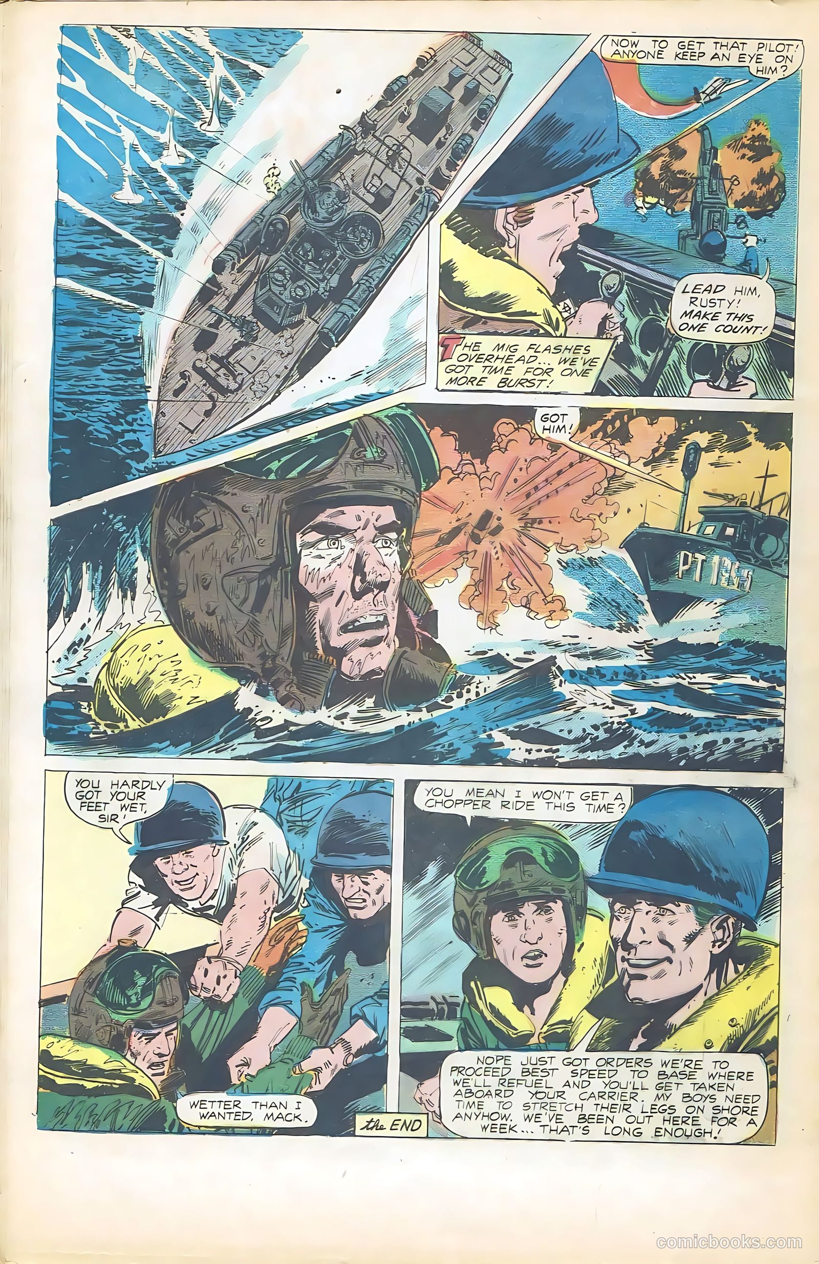 Attack "at Sea" #5 (1968) — page 32 of 36