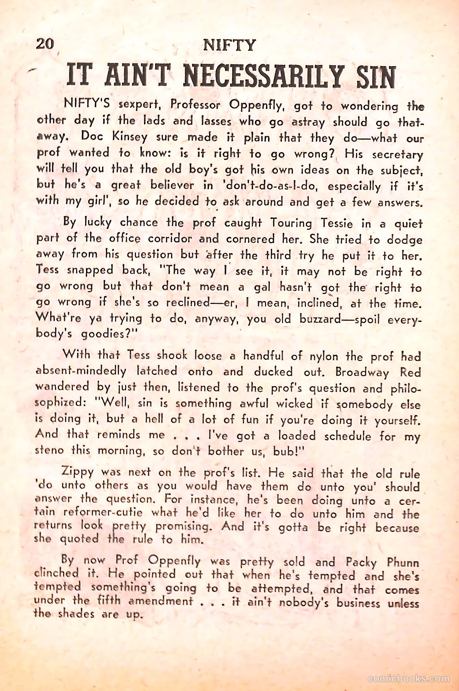 Nifty #6 (1943) — page 22 of 100