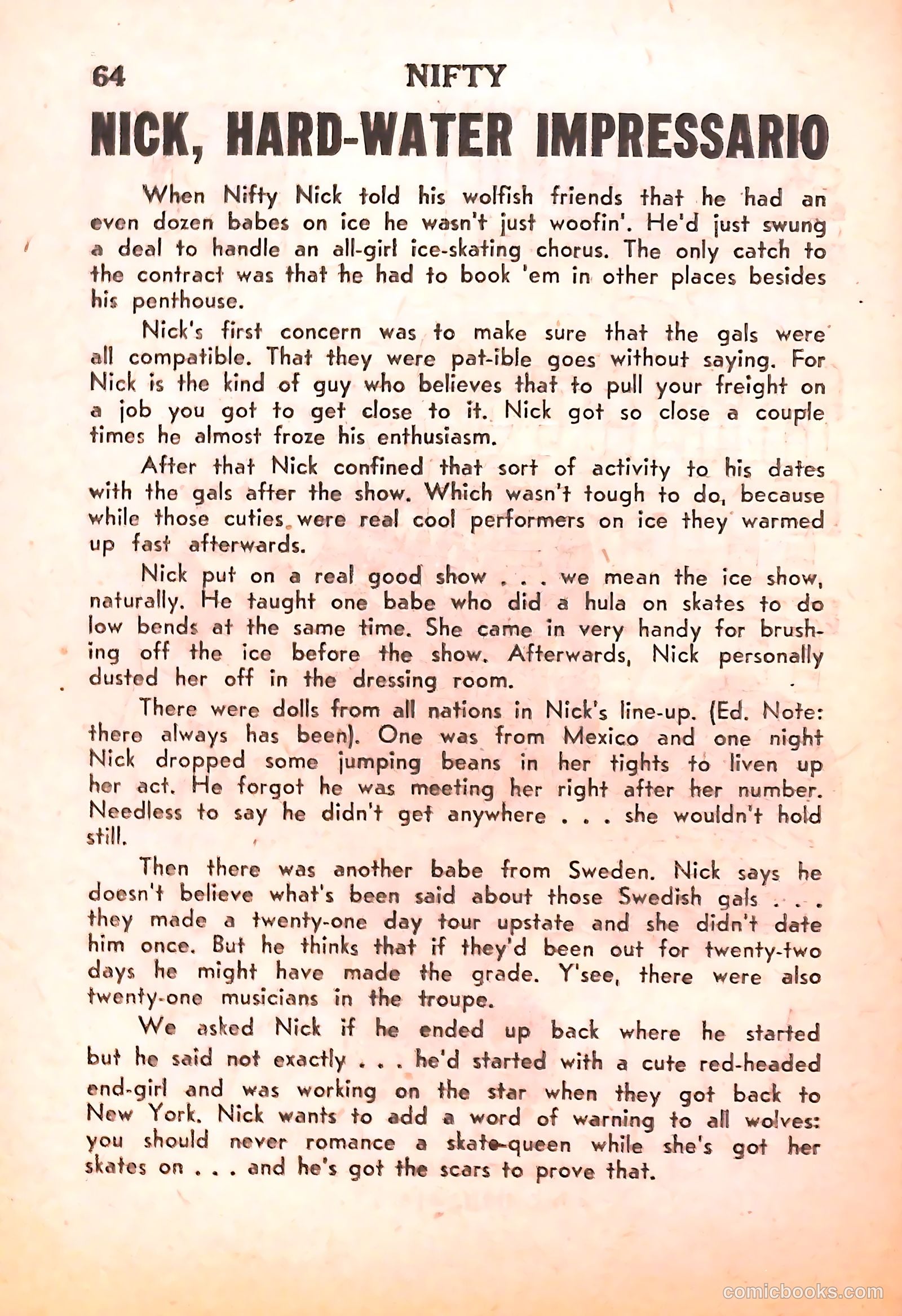Nifty #6 (1943) — page 66 of 100