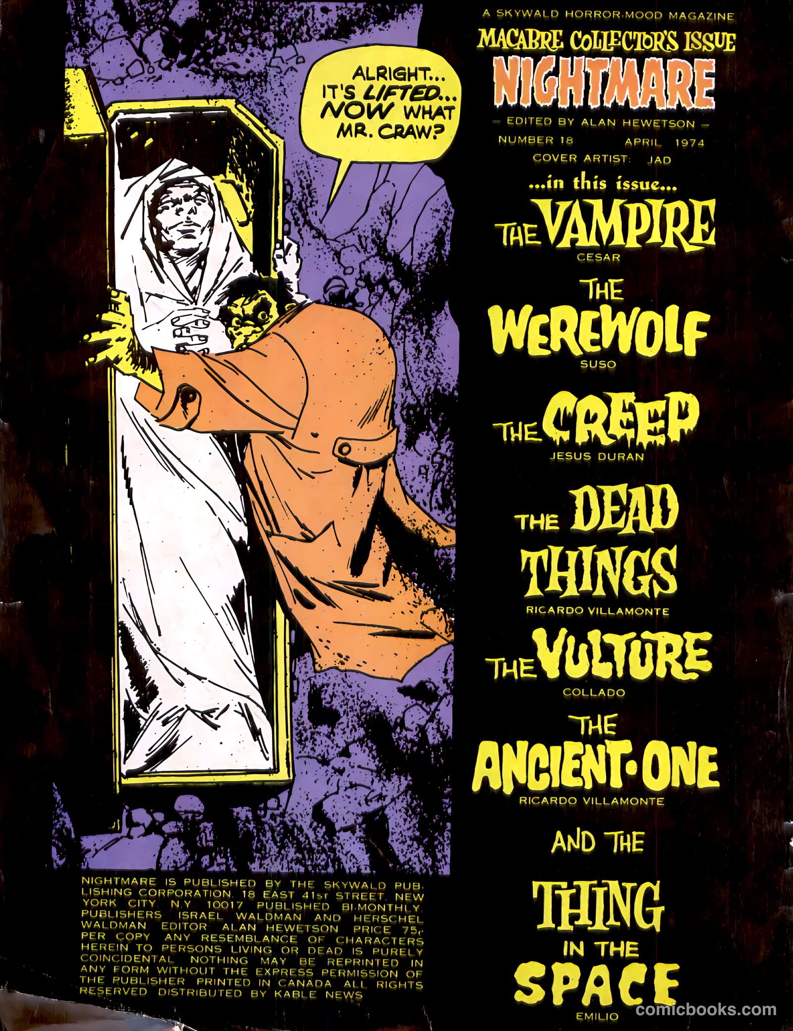 Nightmare #18 (1974) — page 2 of 68