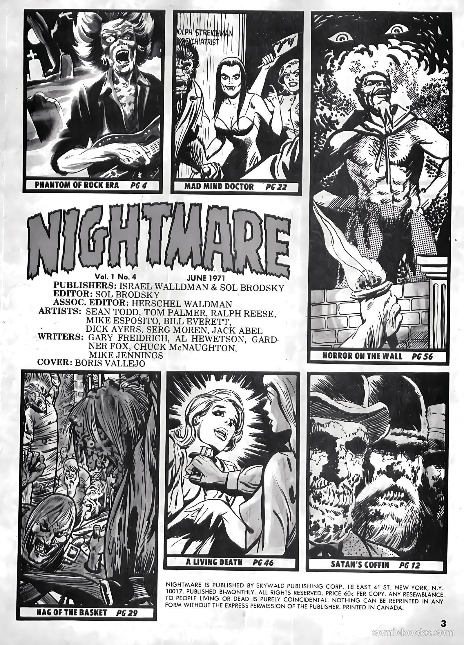Nightmare #4 (1971) — page 3 of 68