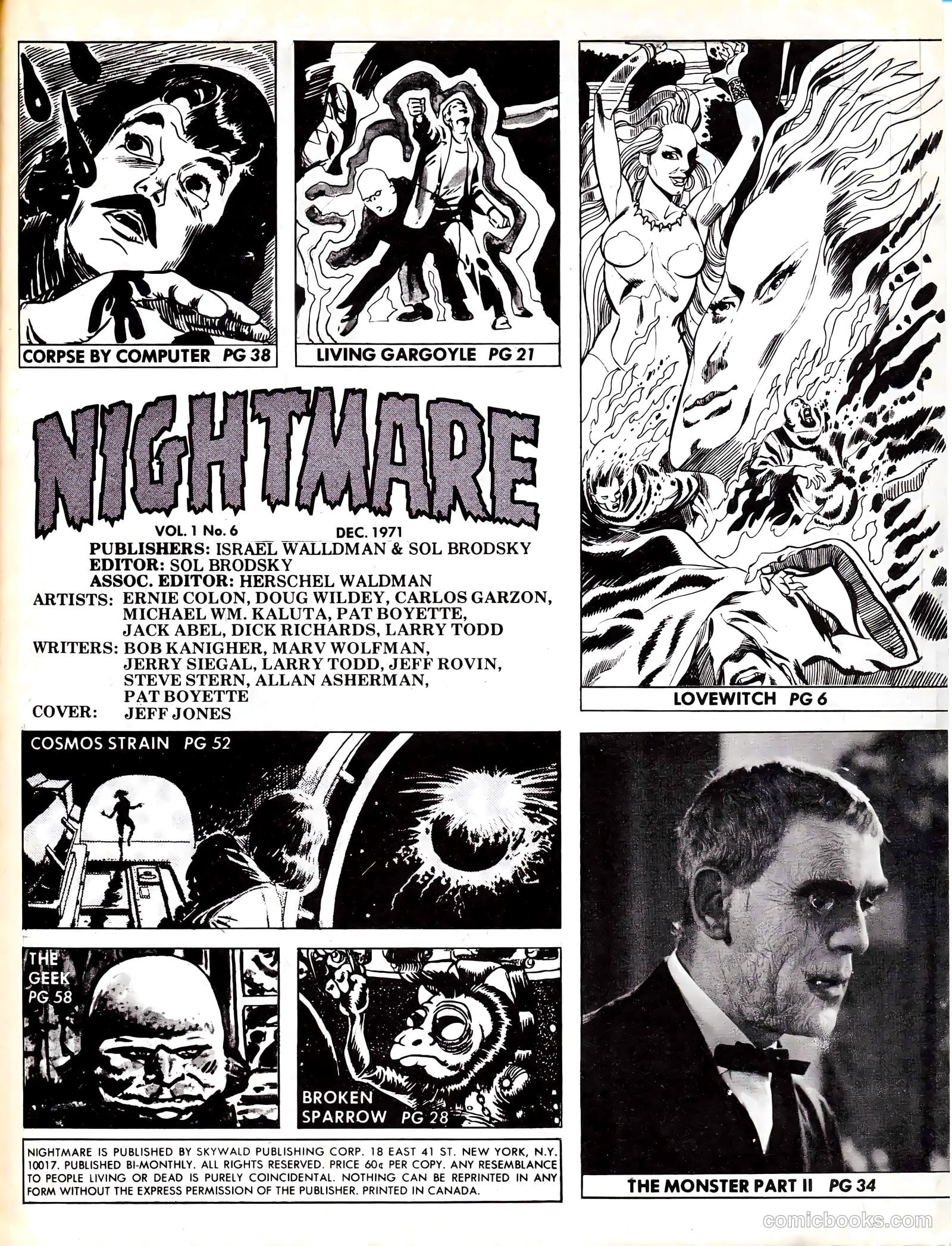 Nightmare #6 (1971) — page 3 of 67