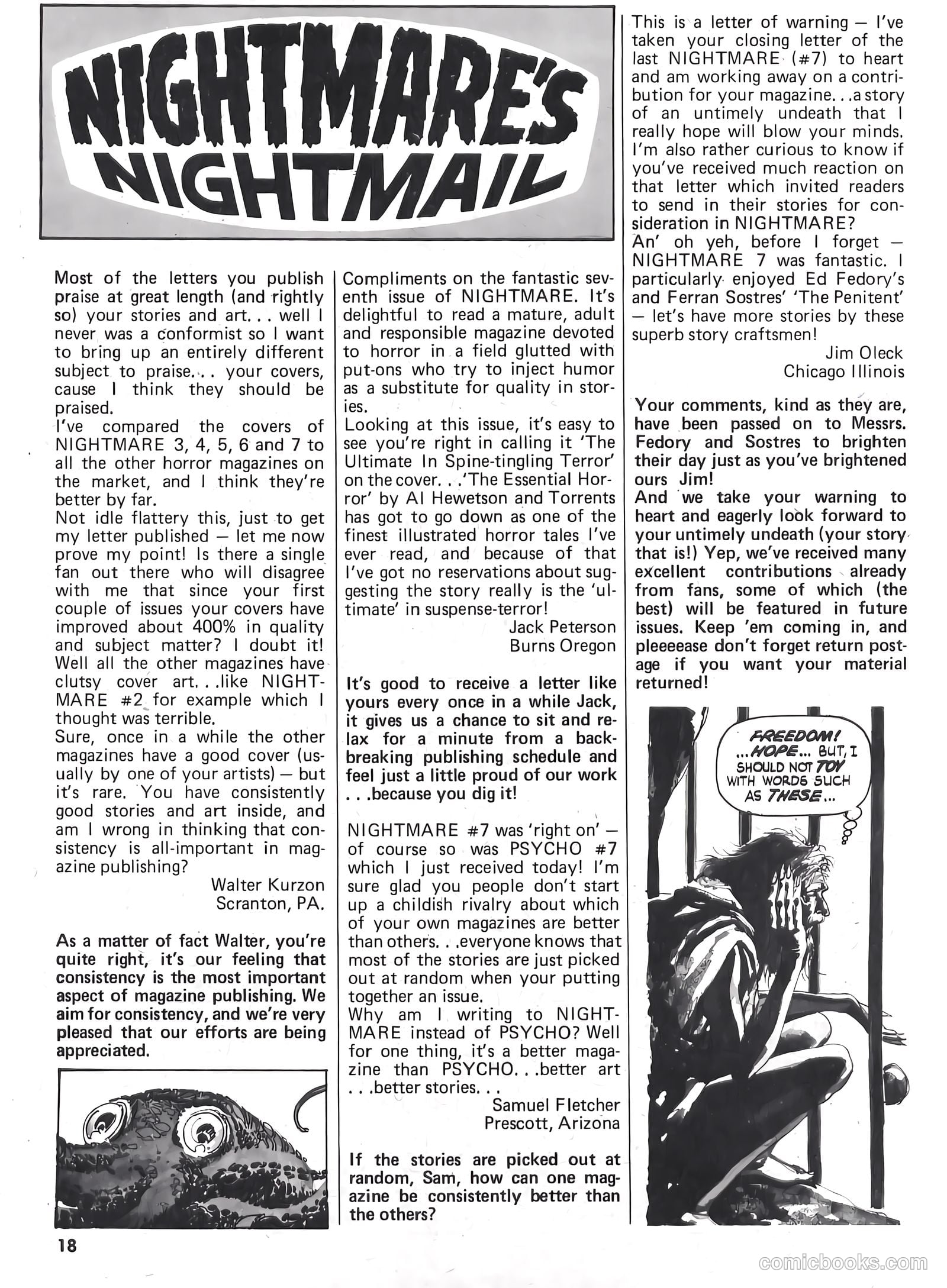 Nightmare #8 (1972) — page 18 of 68