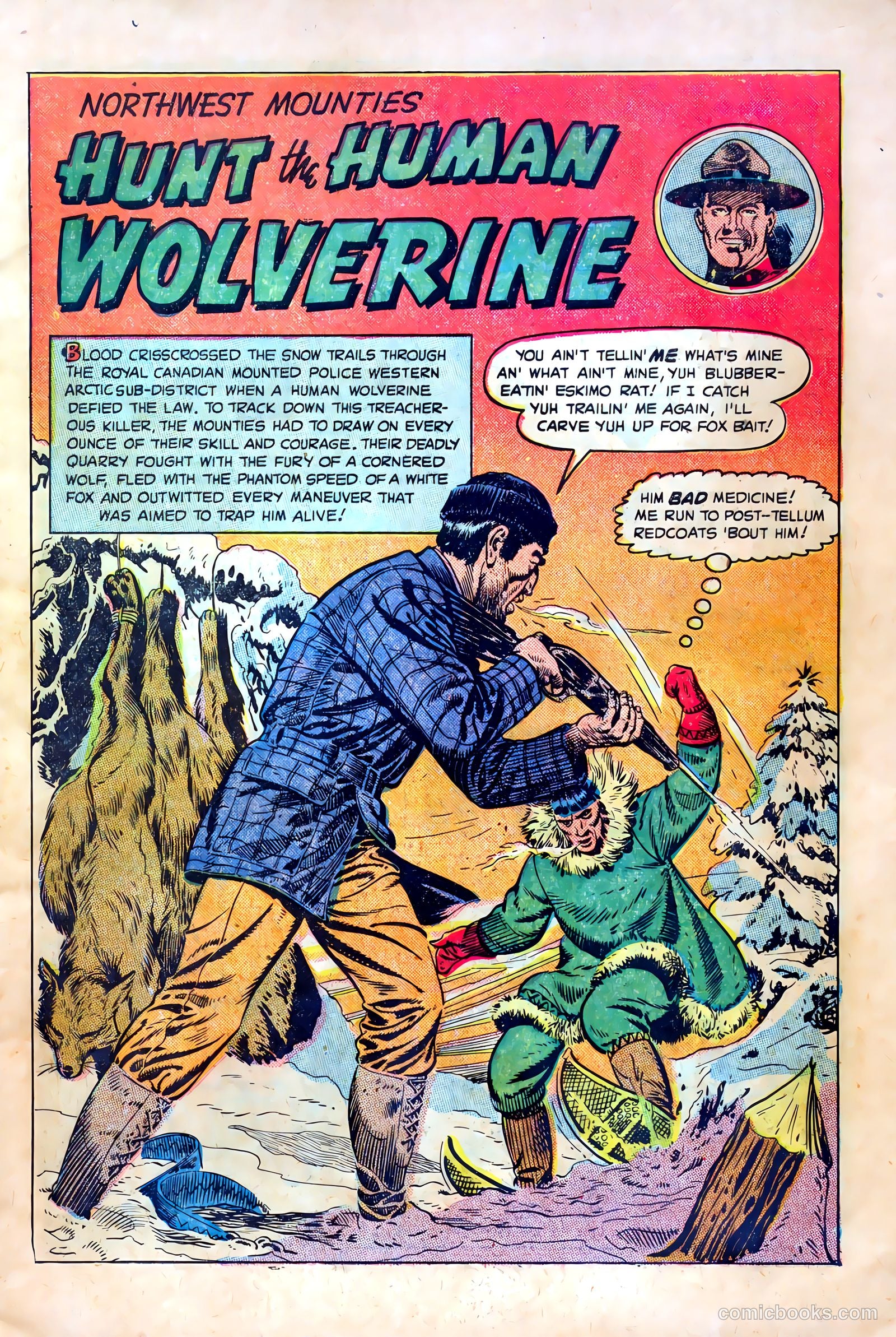 Northwest Mounties #1 (1948) — page 3 of 36