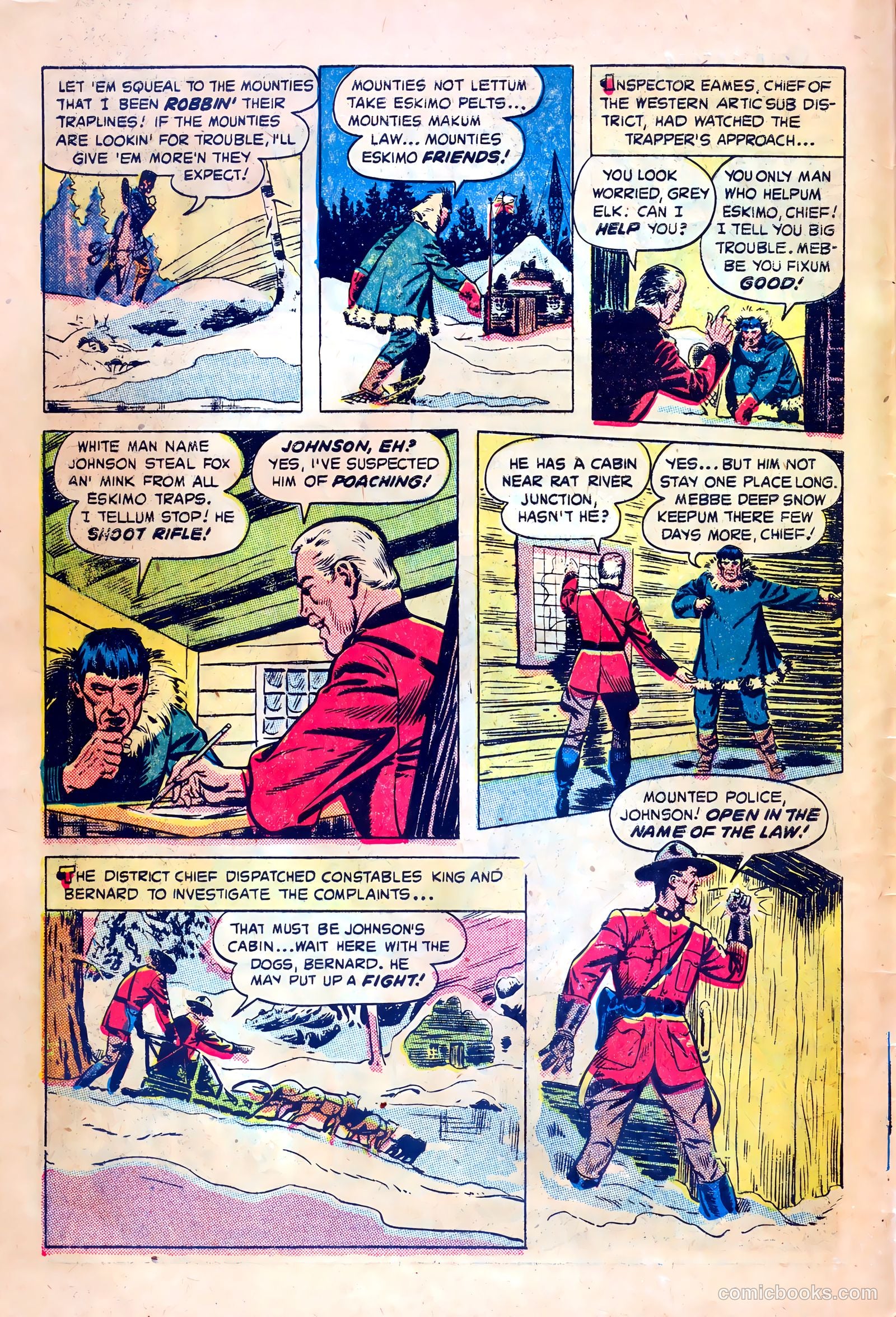 Northwest Mounties #1 (1948) — page 4 of 36