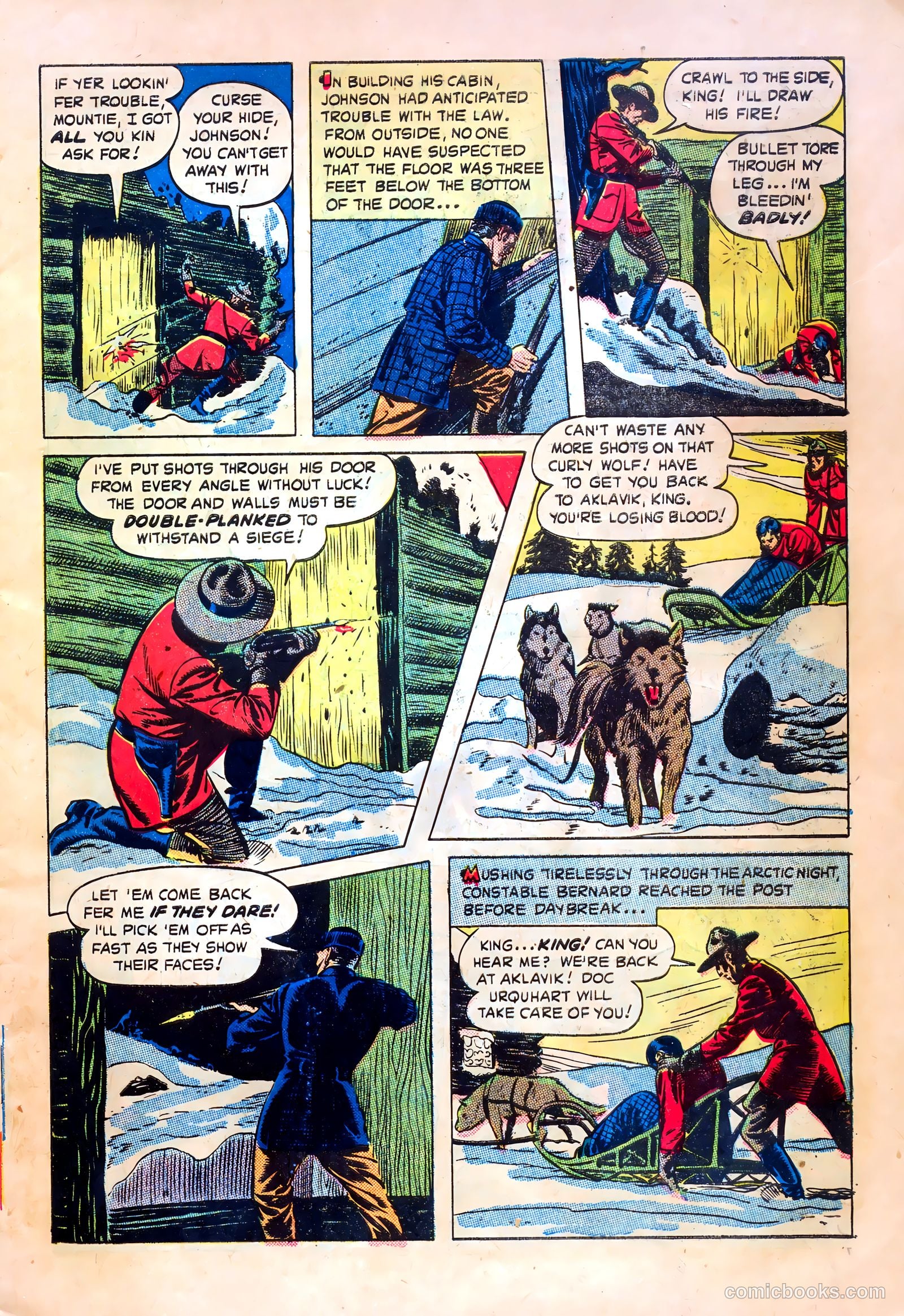 Northwest Mounties #1 (1948) — page 5 of 36
